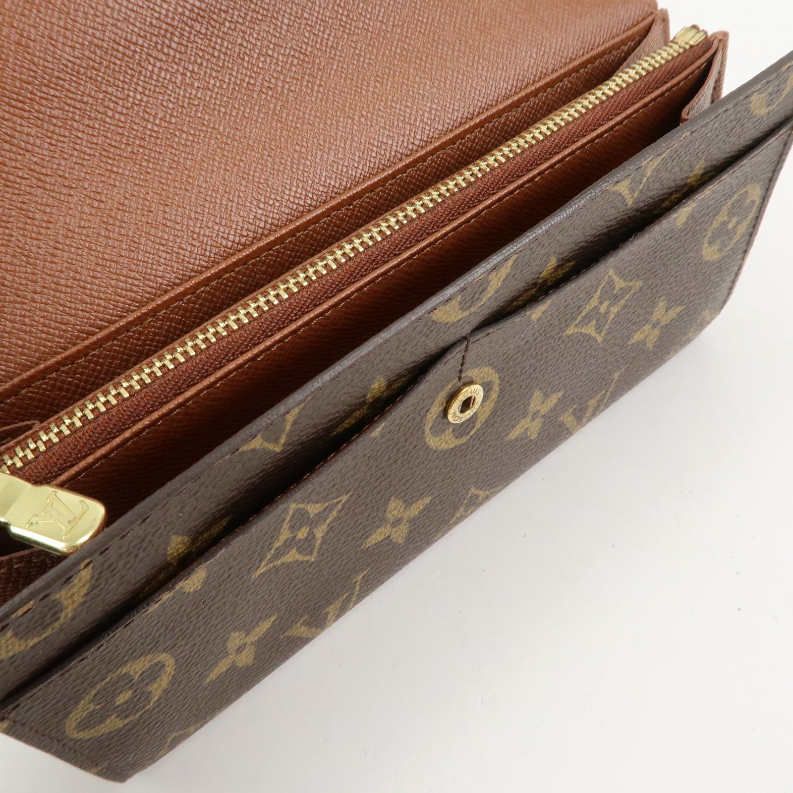 Louis Vuitton Monogram Porte Monnaie Credit Long Wallet M61726