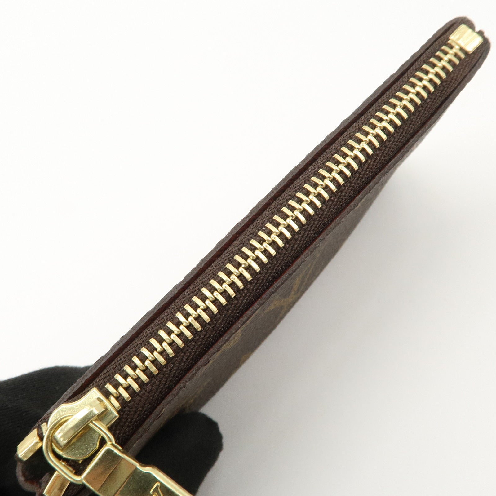 Louis Vuitton Monogram Canvas Pochette Cles Coin Case Brown M62650