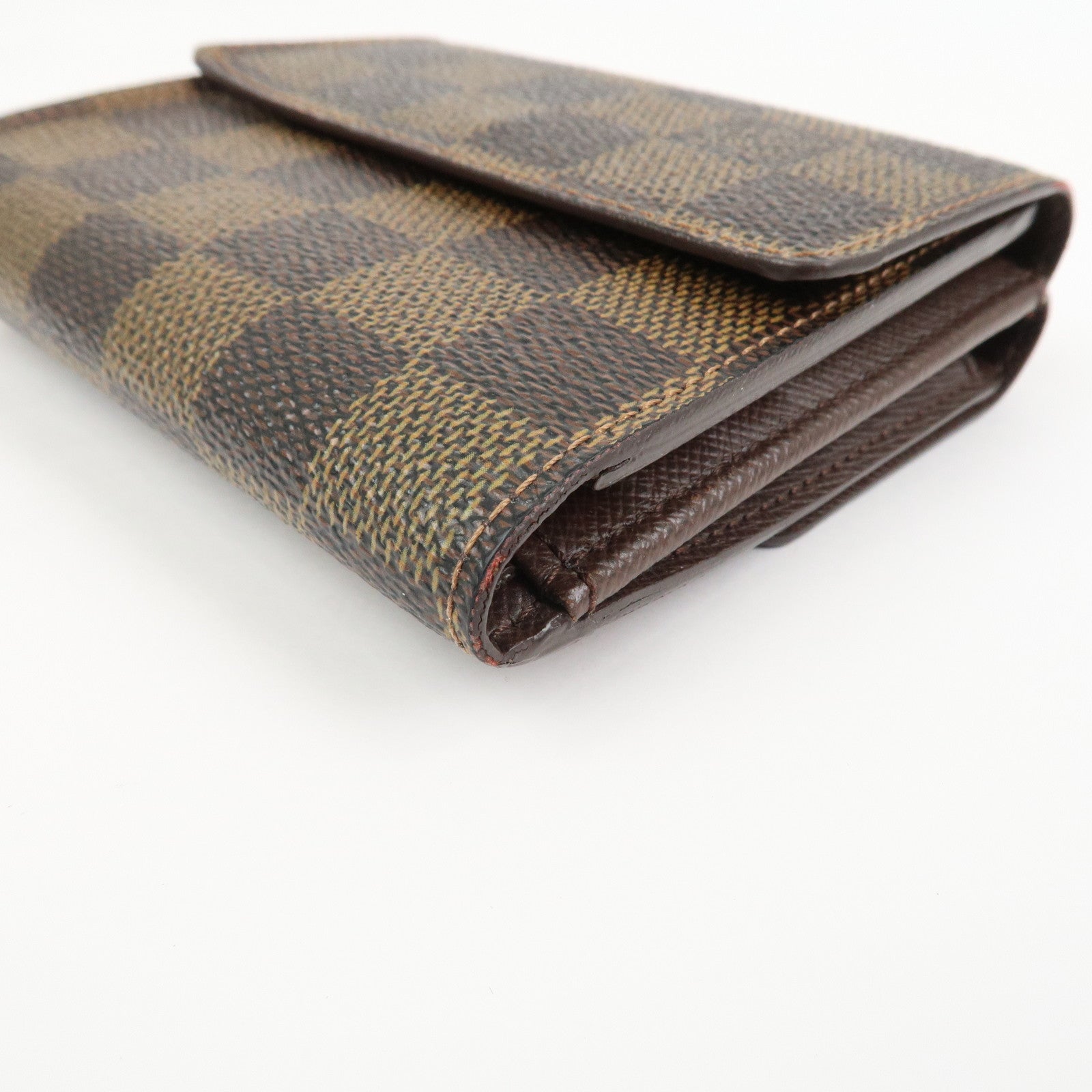 Louis Vuitton Damier Portefeuille Élise Bi-fold Wallet Brown N61654