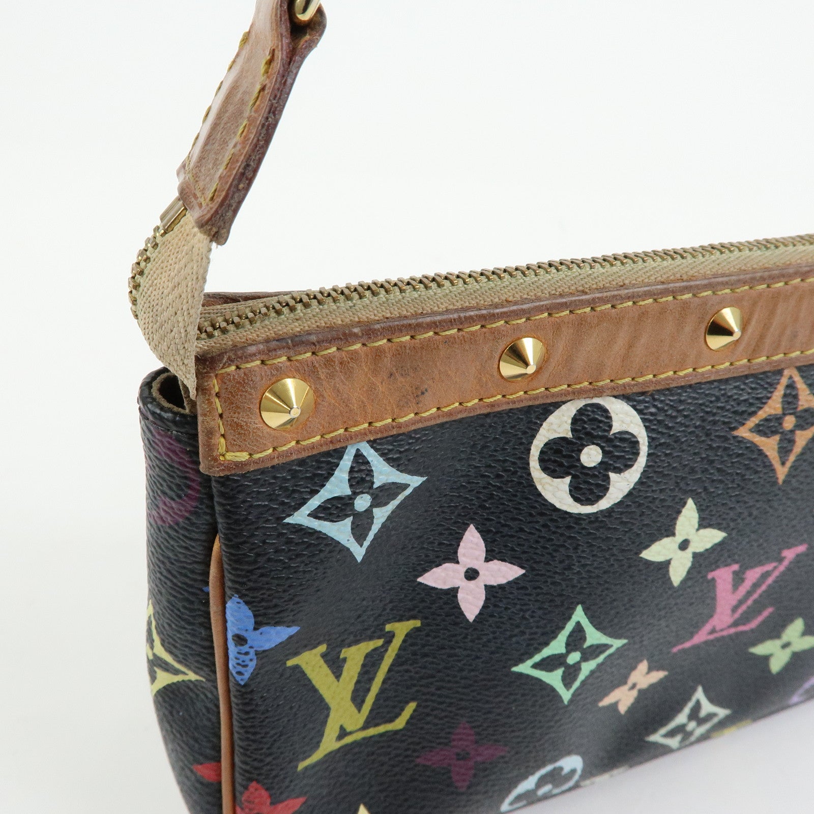 Louis Vuitton Monogram Multicolor Pochette Accessoires Noir M92648