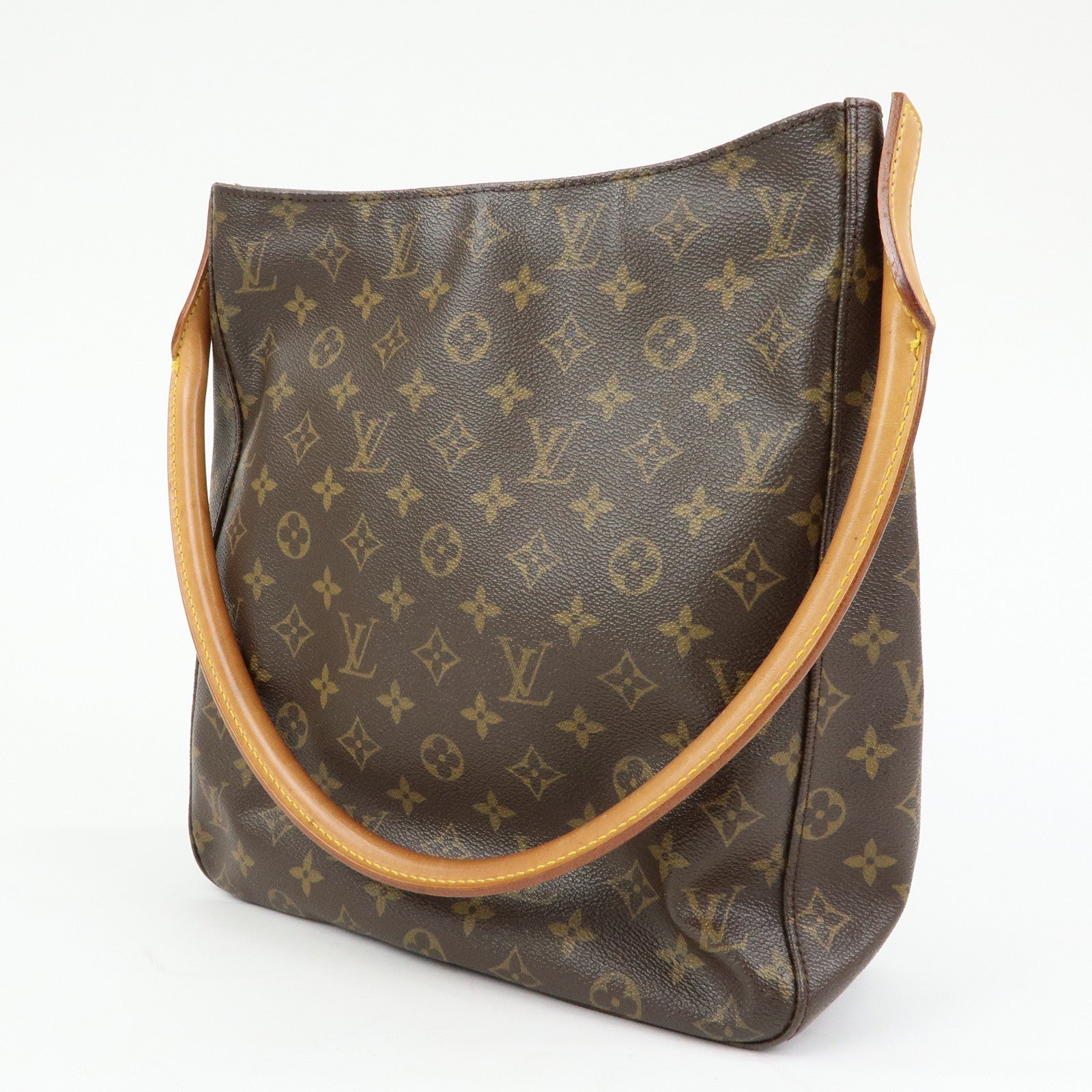 Louis Vuitton Monogram Looping GM Shoulder Bag Brown M51145