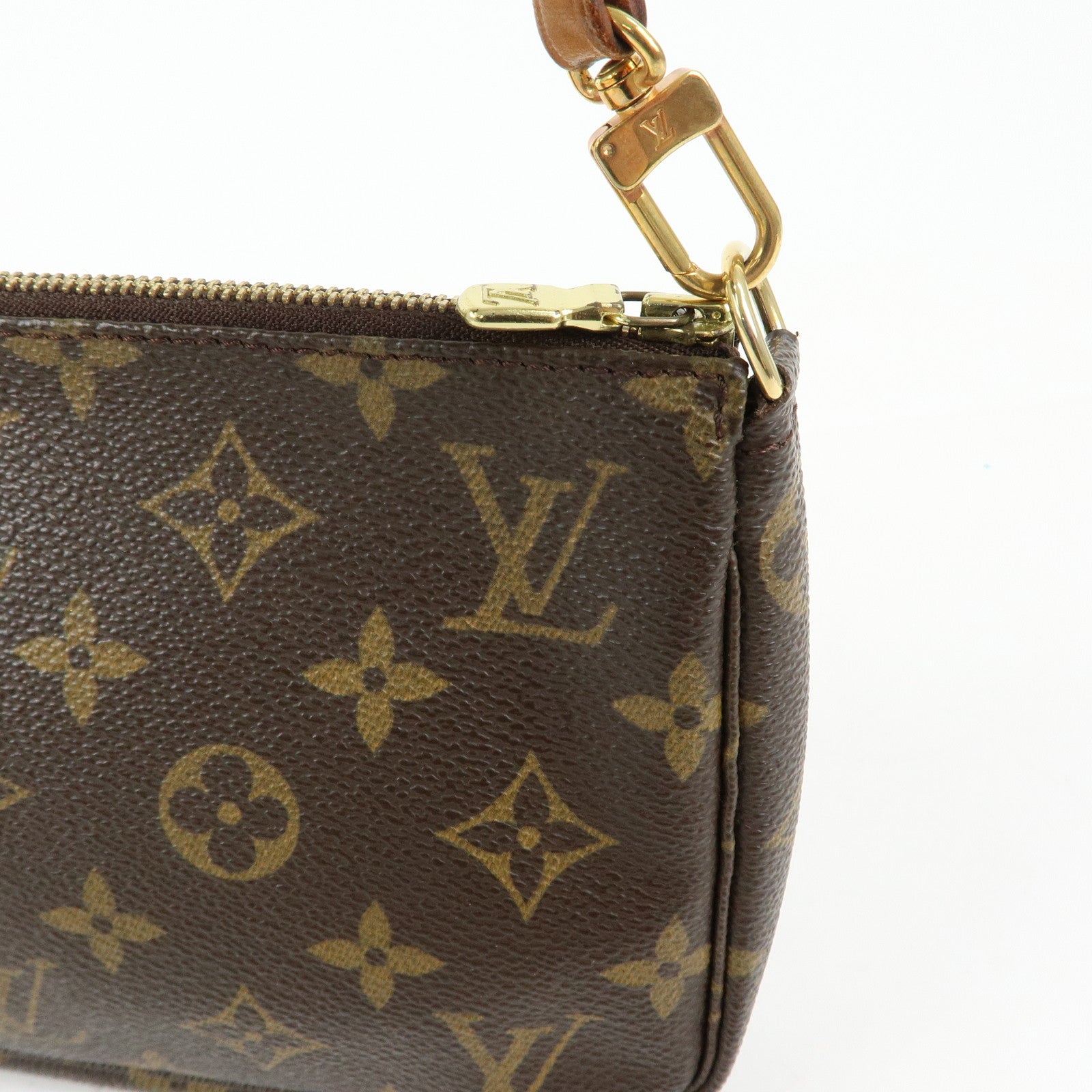 Louis Vuitton Monogram Pochette Accessoires Pouch Hand Bag M51980