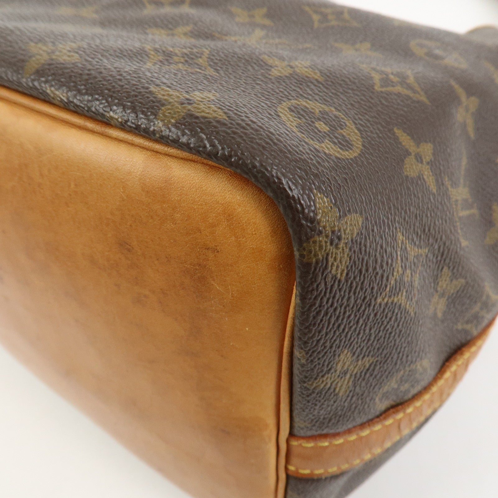 Louis Vuitton Monogram Petit Noe Shoulder Bag Brown M42226