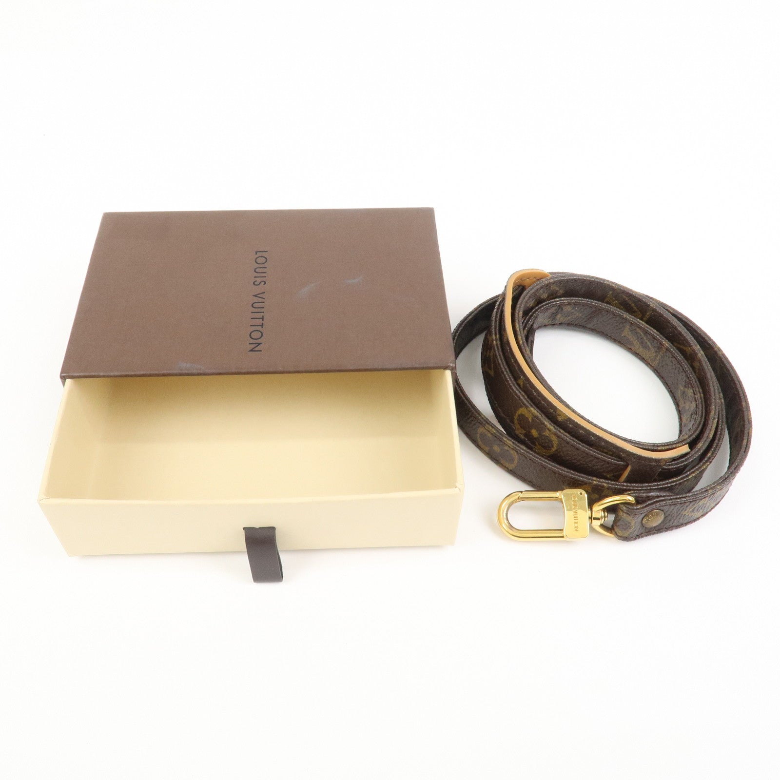 Louis Vuitton Monogram Canvas Shoulder Strap 120cm 1.6cm J75010