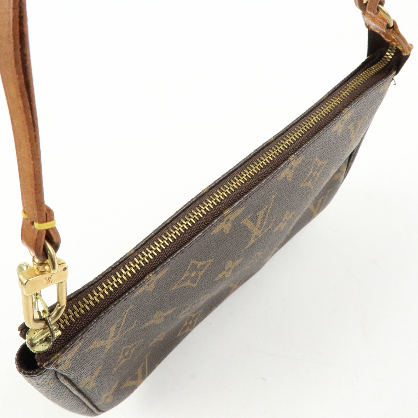 Louis Vuitton Monogram Pochette Accessoires Pouch Hand Bag M51980