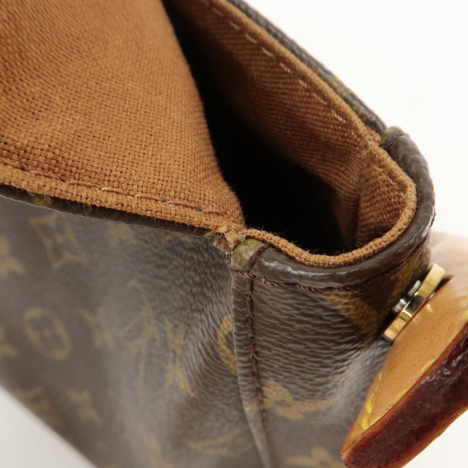 Louis Vuitton Monogram Mini Looping Shoulder Bag Brown M51147