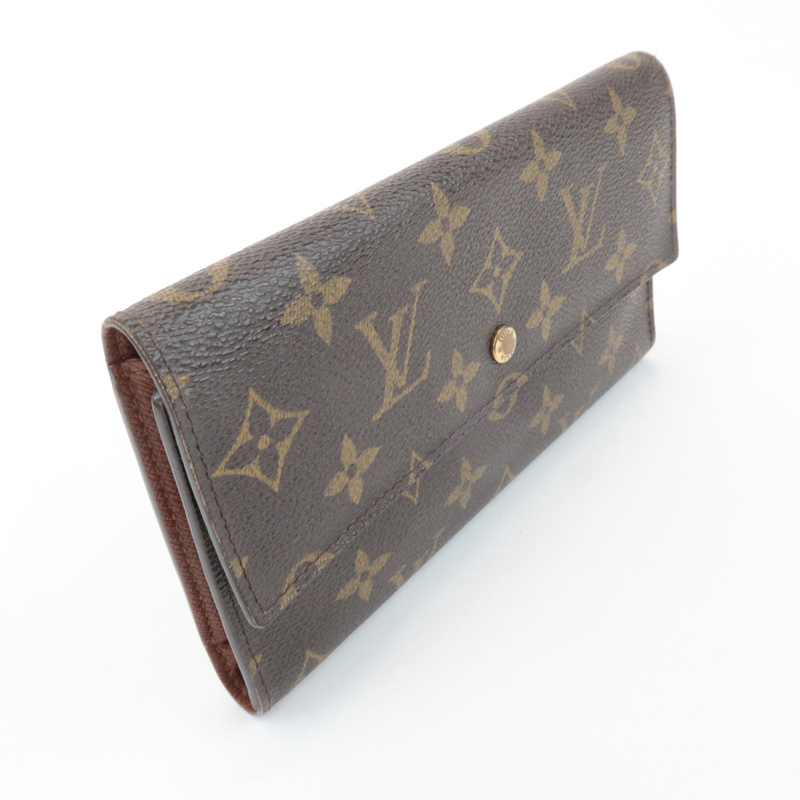 Louis Vuitton Monogram Porte Tresor International Wallet M61215 Used