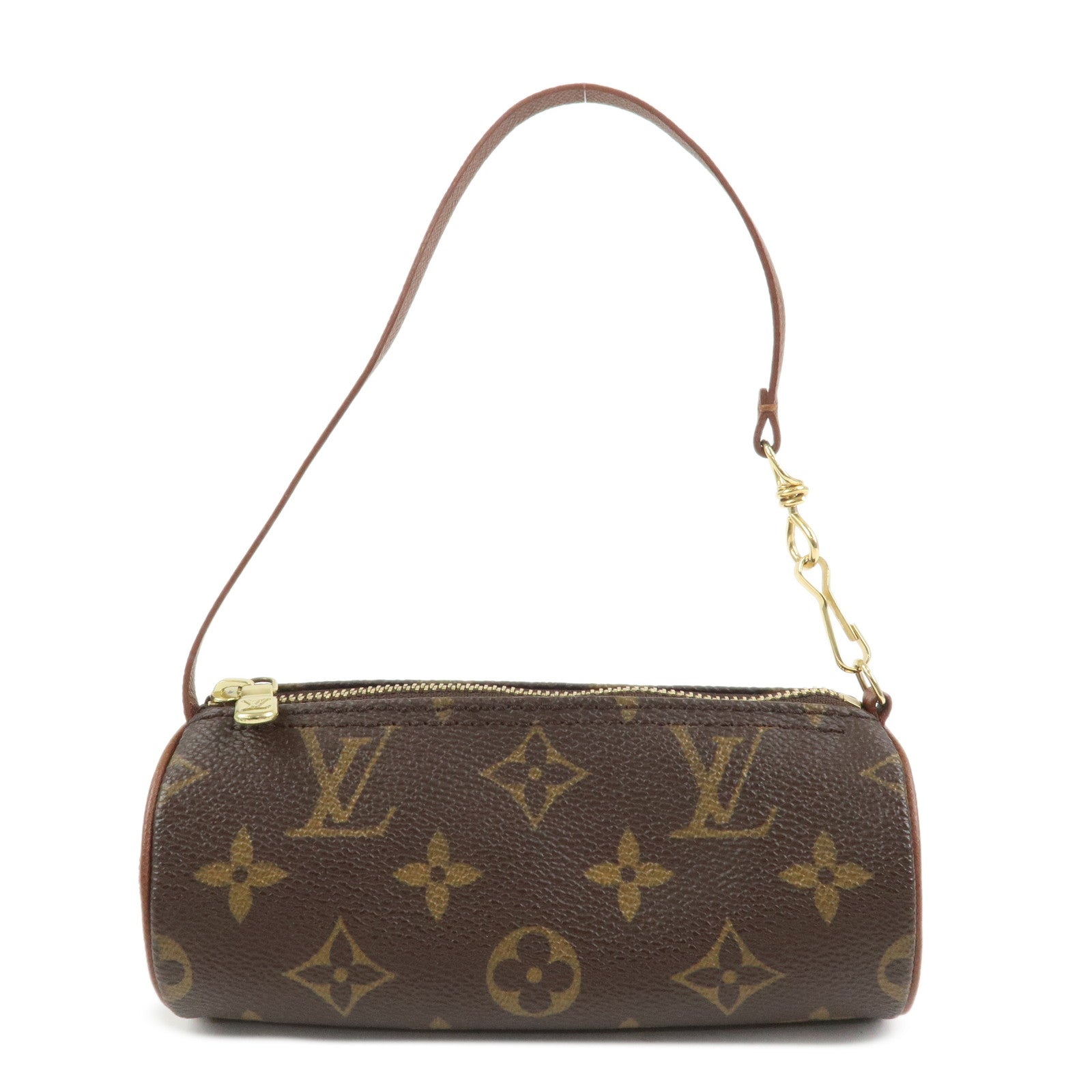 Louis Vuitton Monogram Mini Pouch for Papillon Bag Old Style Brown