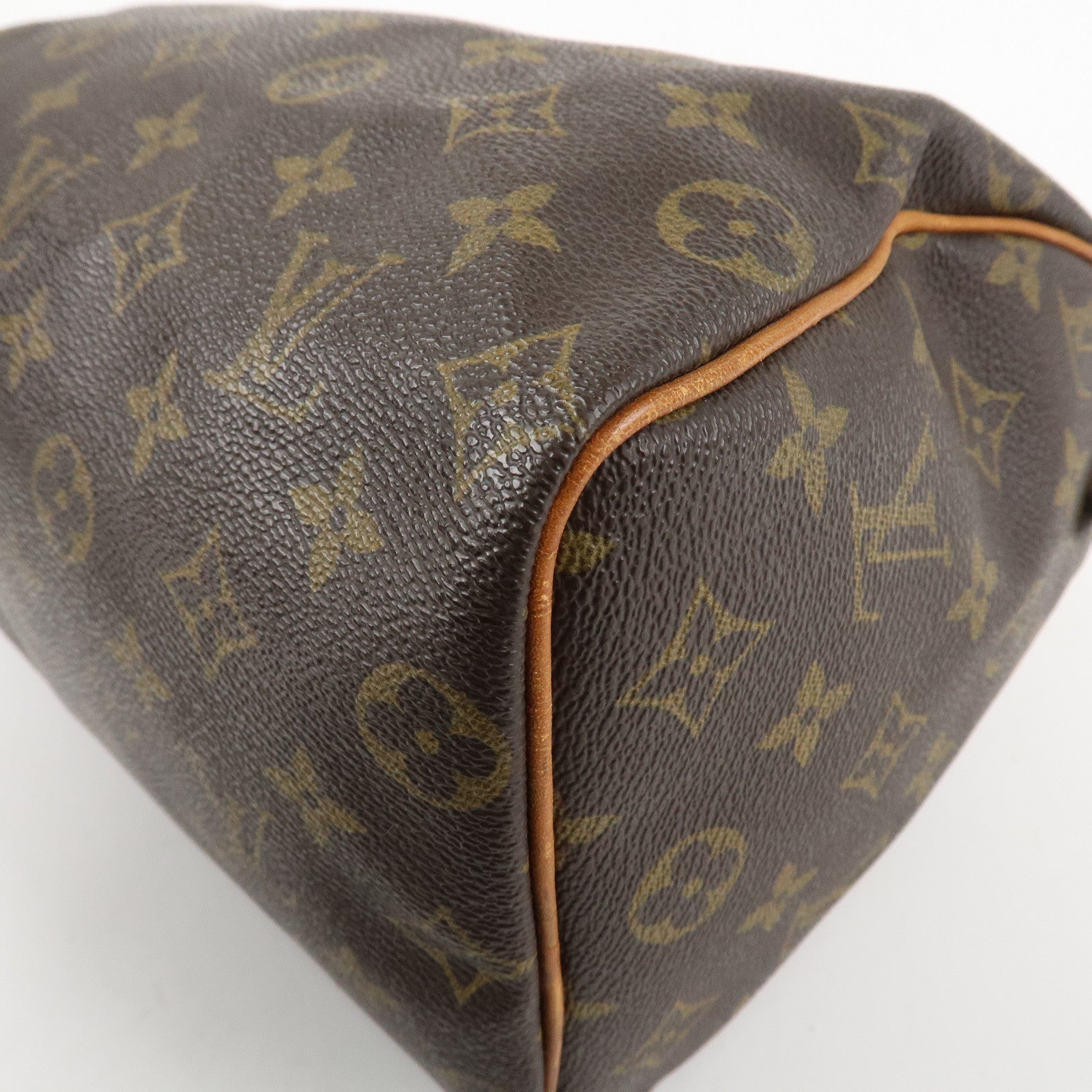 Louis Vuitton Monogram Speedy 25 Hand Bag Boston Bag M41528 Used