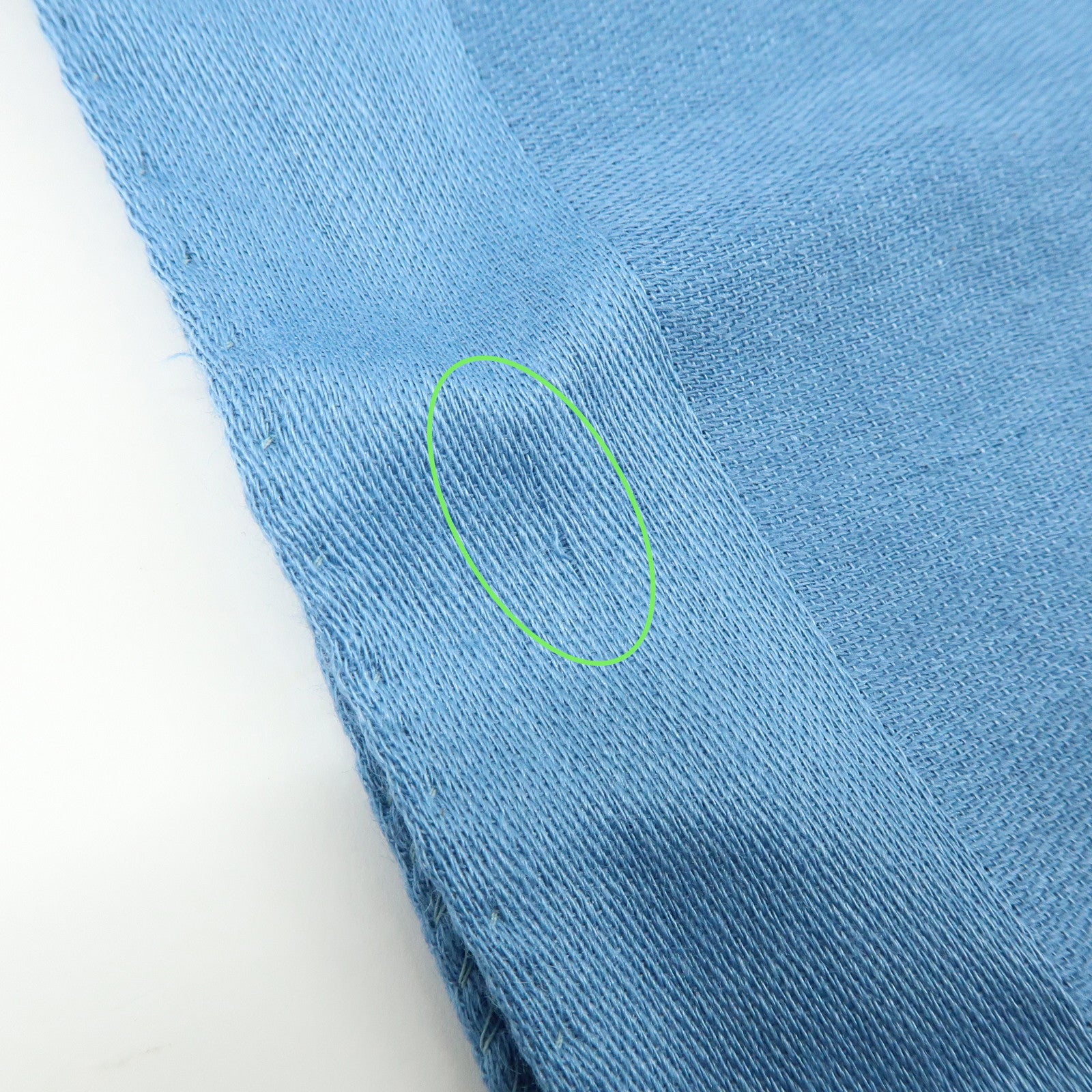 LOEWE Anagram Wool Silk 32×184 Scarf Blue