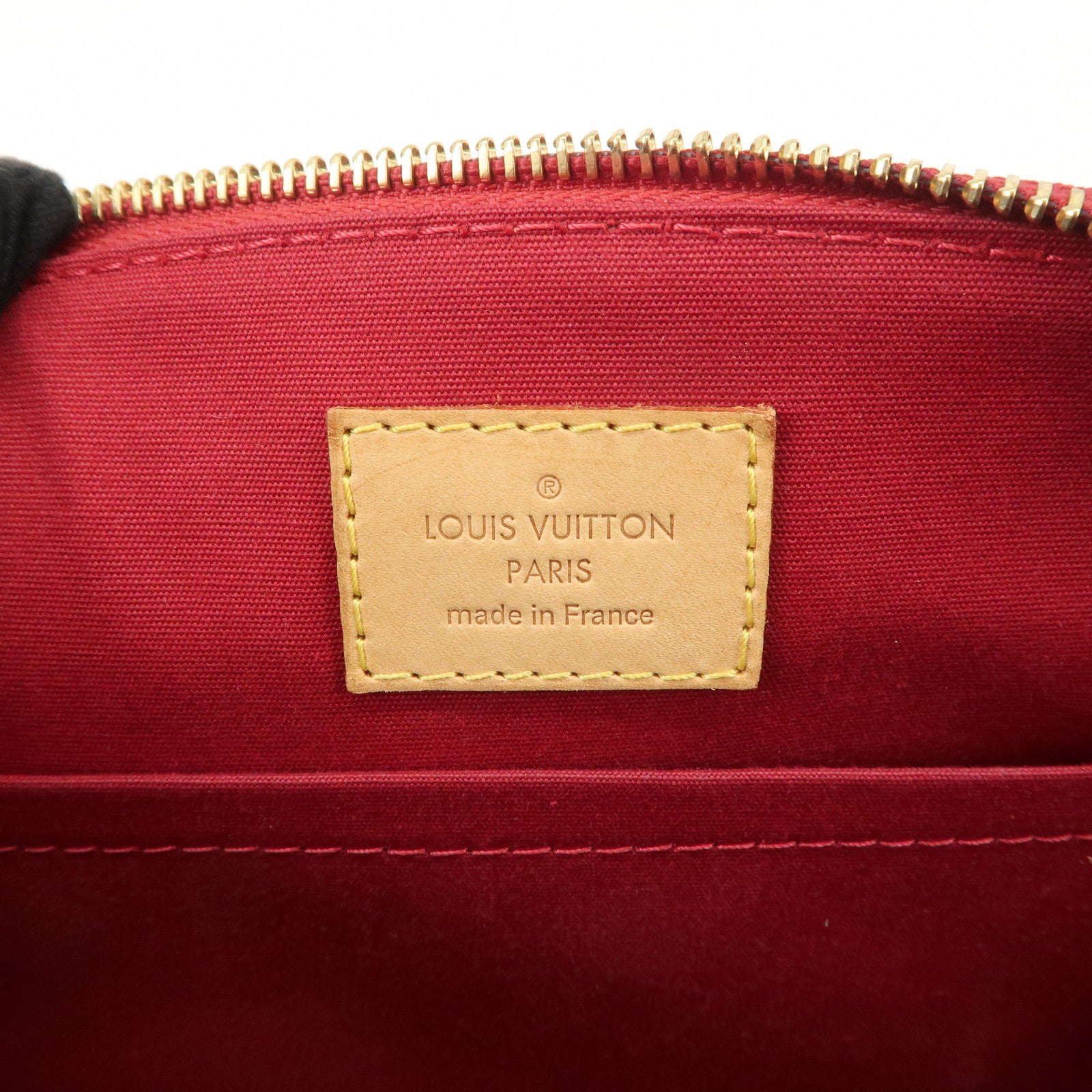Louis Vuitton Monogram Vernis Sherwood PM Shoulder Bag Red M91494