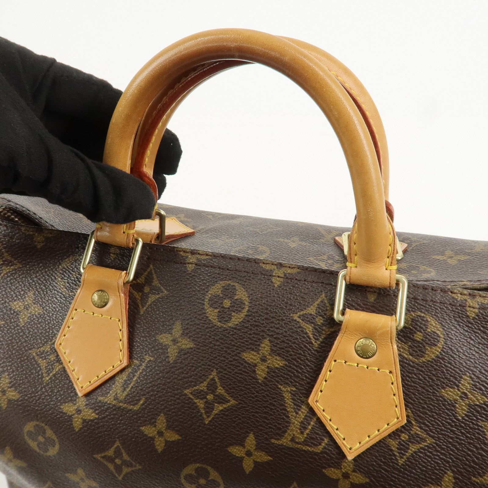 Louis Vuitton Monogram Speedy 30 Boston Bag Hand Bag Brown M41526
