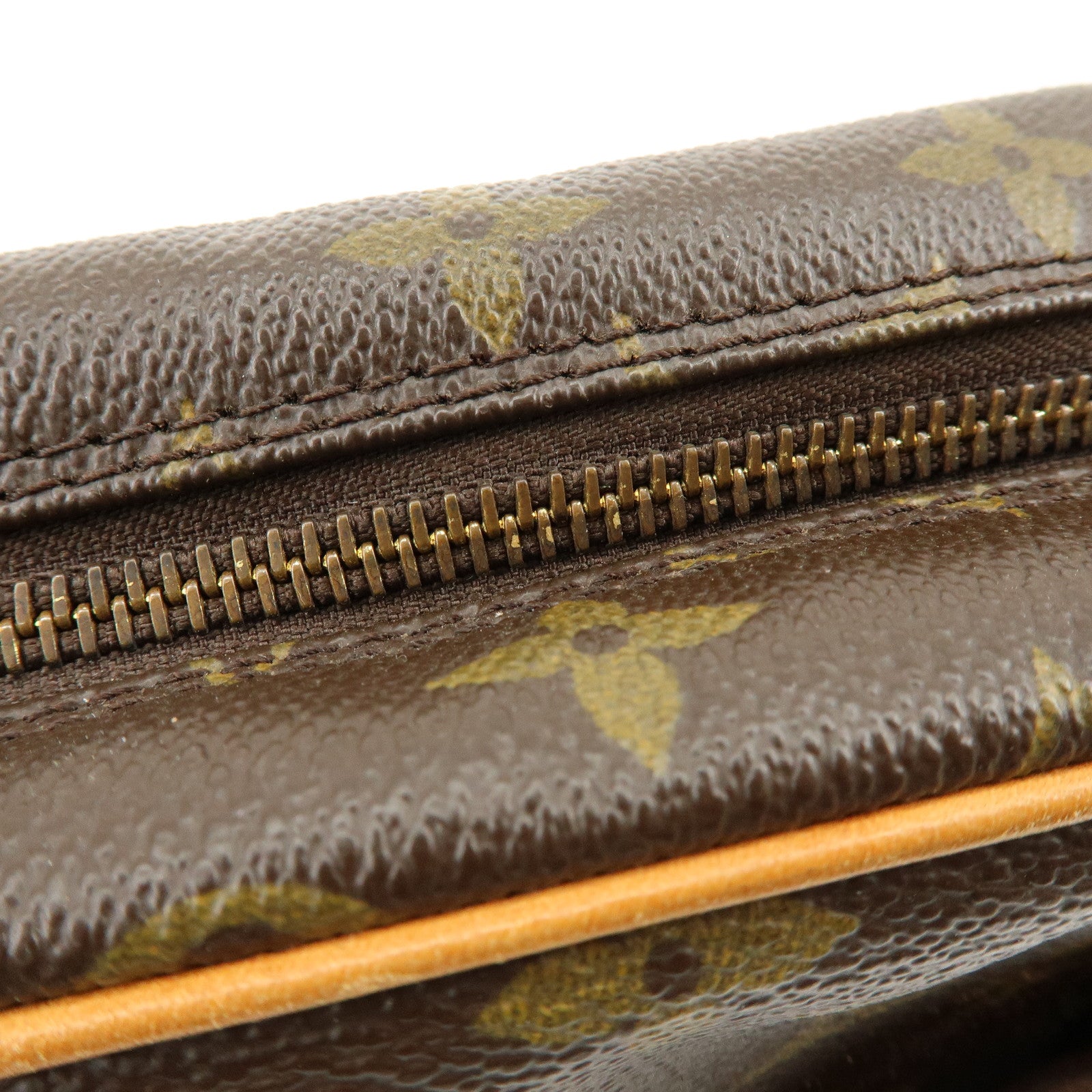 Louis Vuitton Monogram Compiegne 28 Pouch Clutch Bag Brown M51845