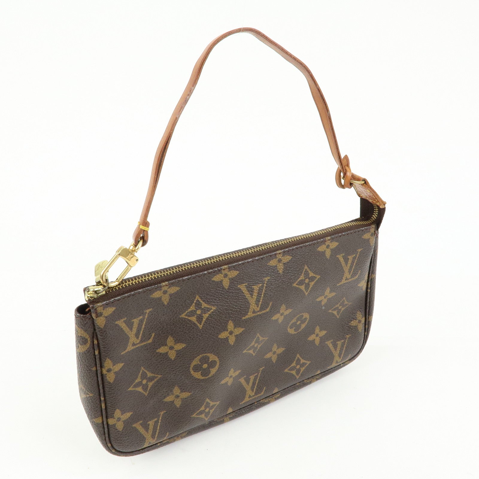 Louis Vuitton Monogram Pochette Accessoires Pouch Hand Bag M51980