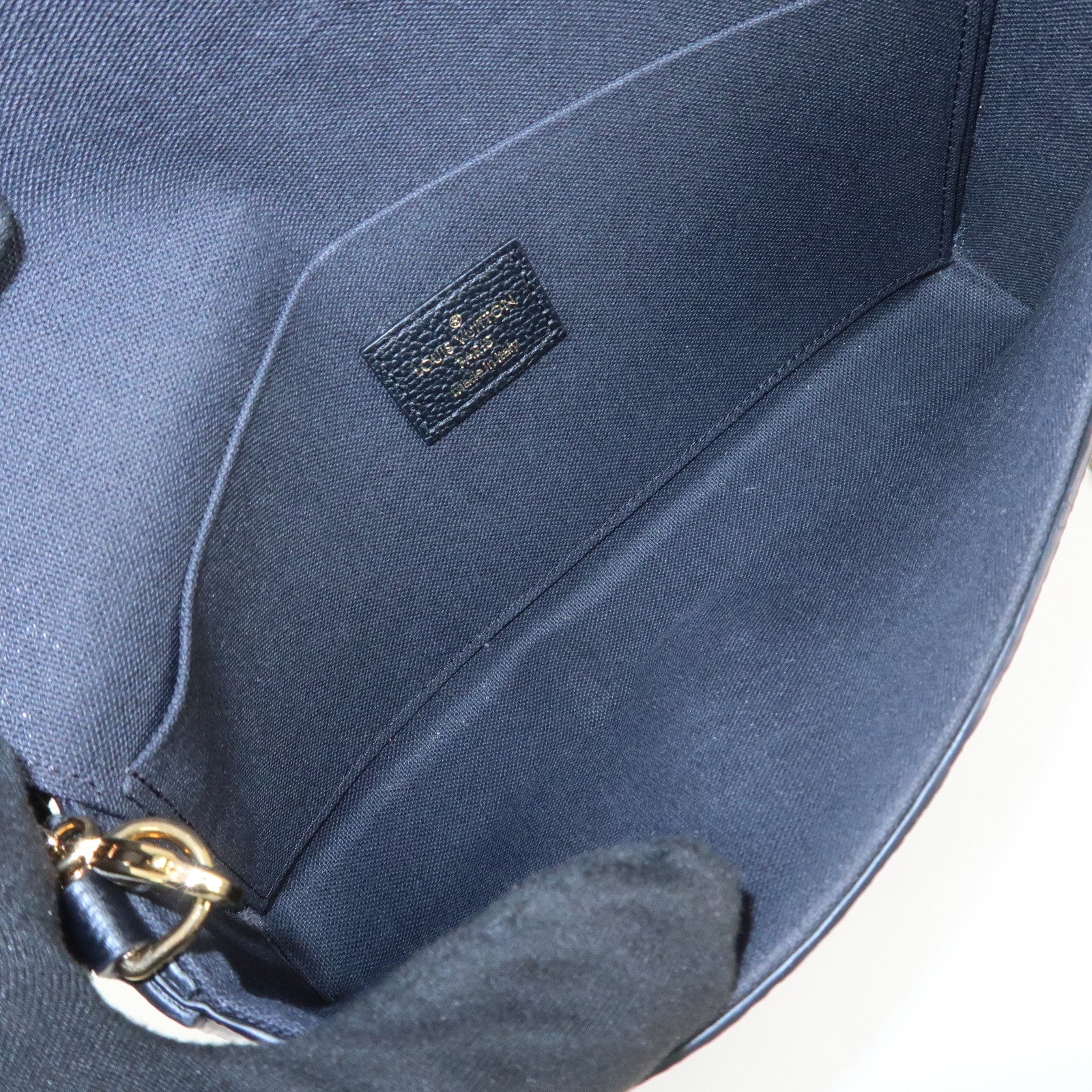 Louis Vuitton Monogram Empreinte Pochette Fテゥlicie Noir Black M82477