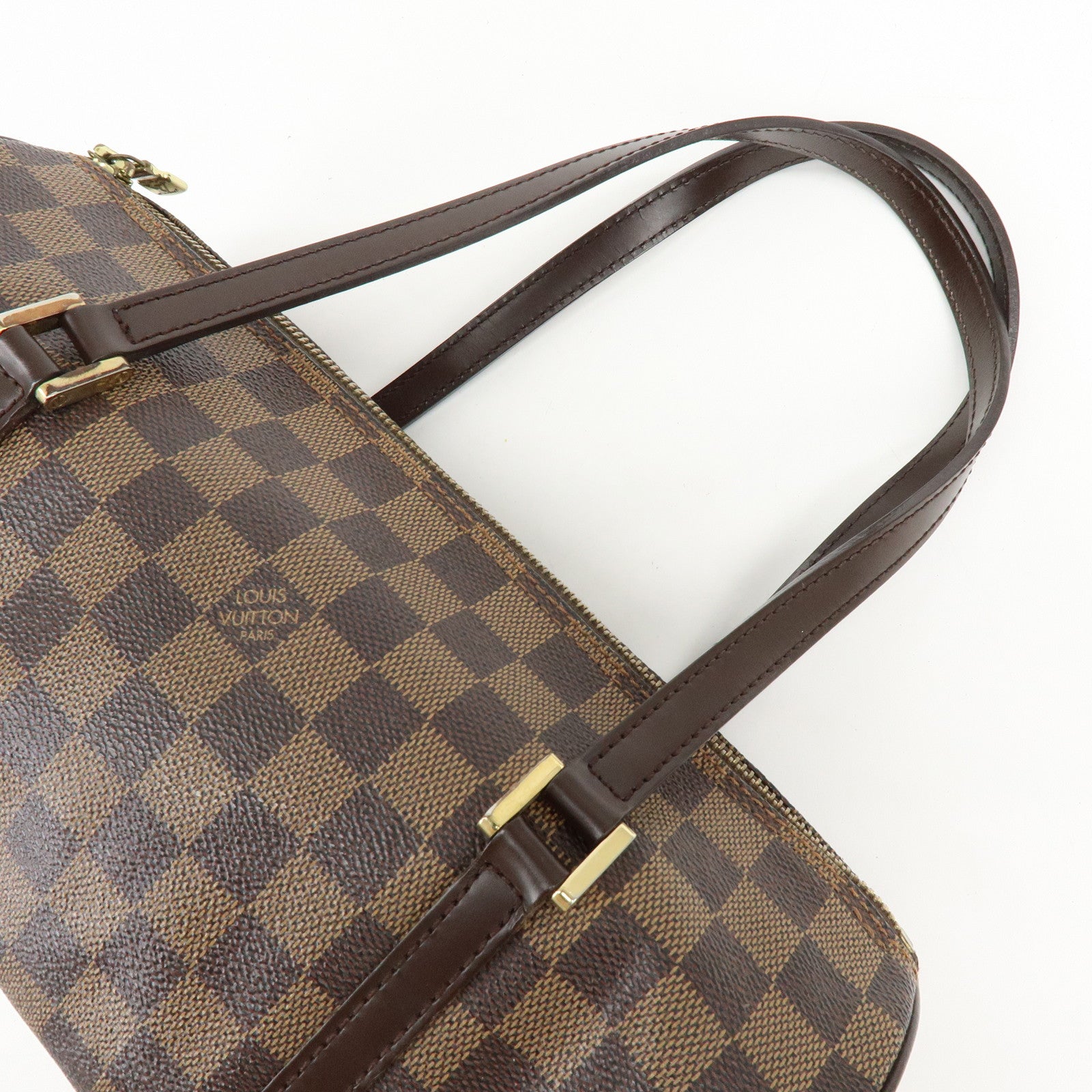 Louis Vuitton Damier Ebene Papillon 30 Hand Bag Brown N51303