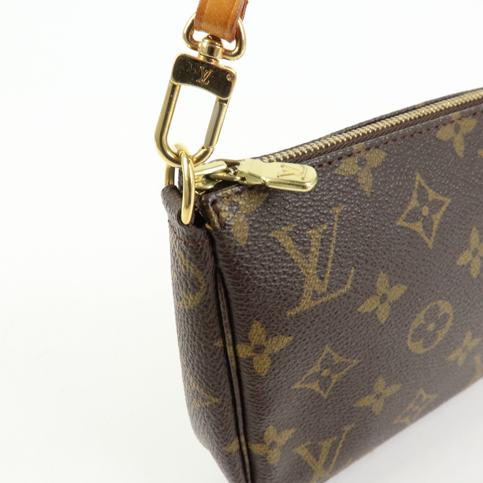 Louis Vuitton Monogram Pochette Accessoires Pouch Hand Bag M51980