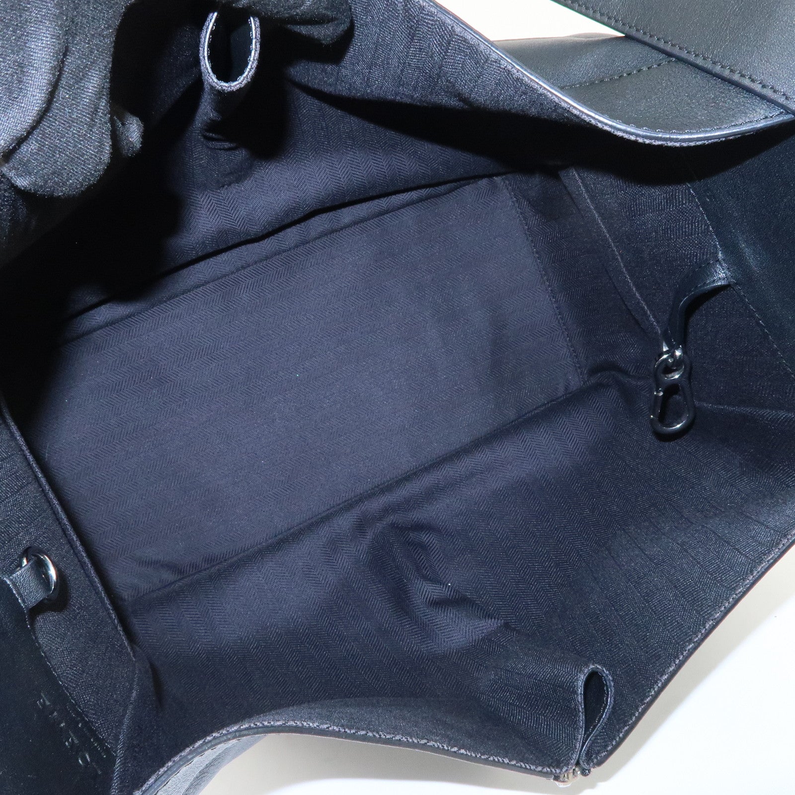 LOEWE Hammock Medium Leather 2Way Bag Shoulder Bag Hand Bag Black