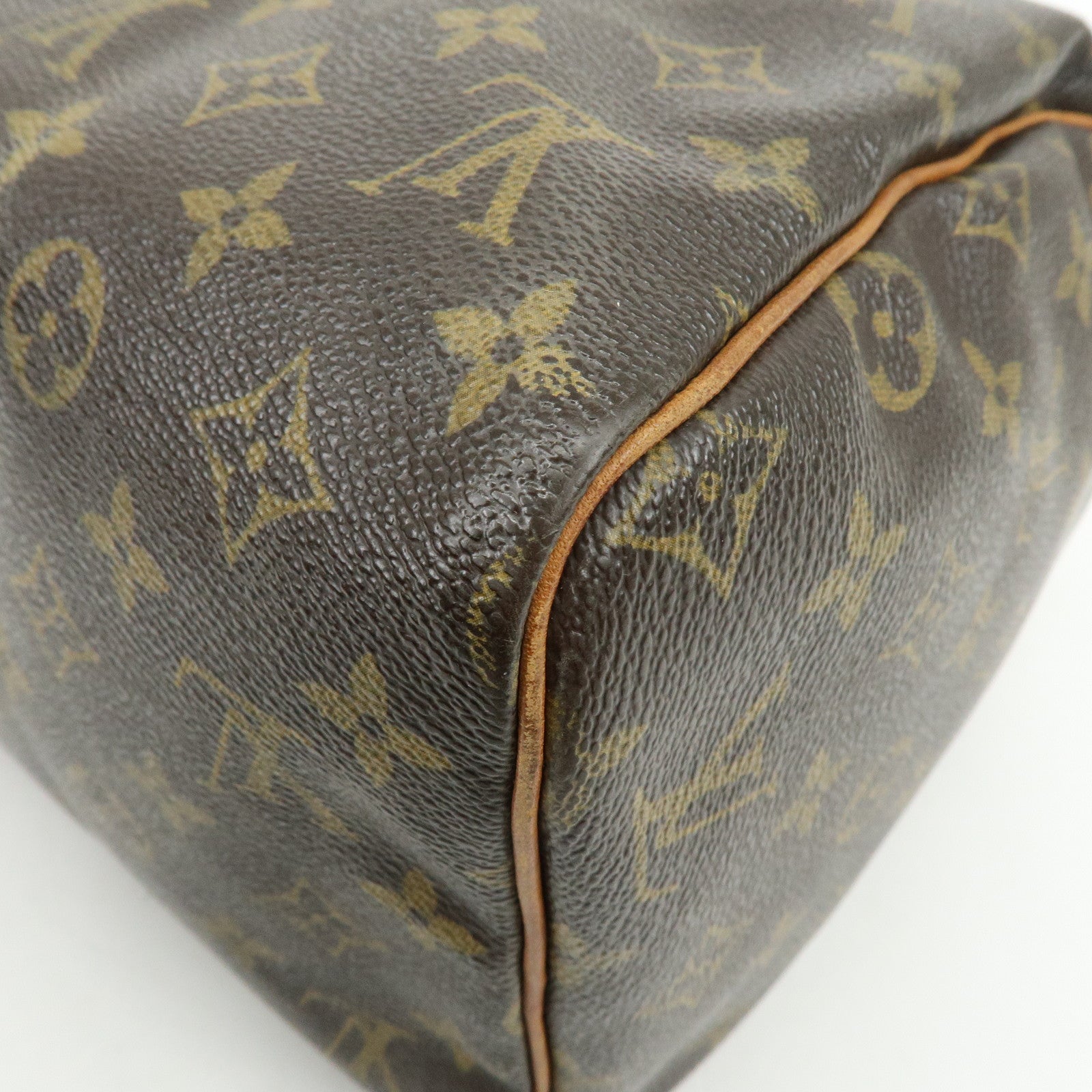 Louis Vuitton Monogram Speedy 30 Boston Bag Hand Bag Brown M41526