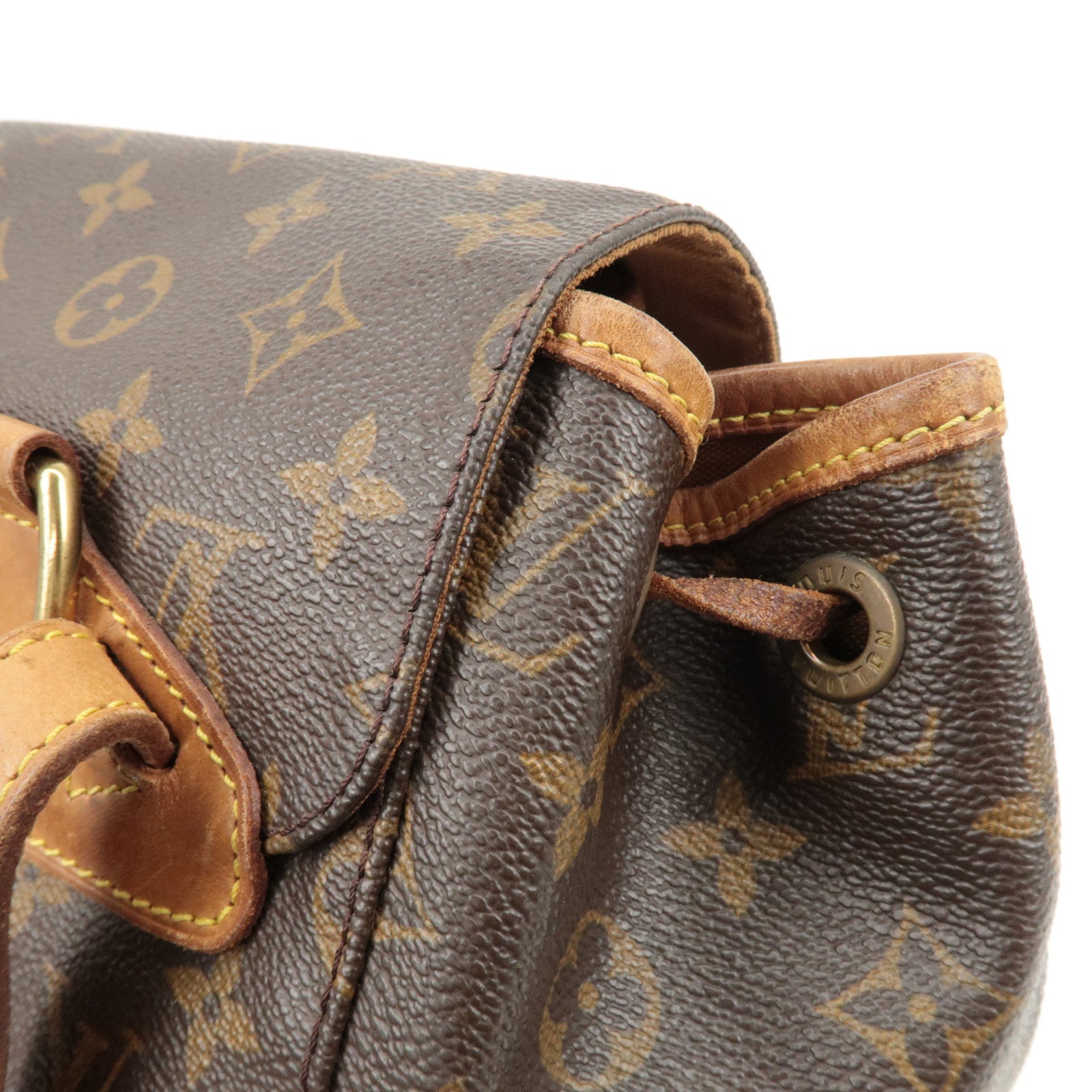 Louis Vuitton Monogram Montsouris MM Backpack Brown M51136 Used