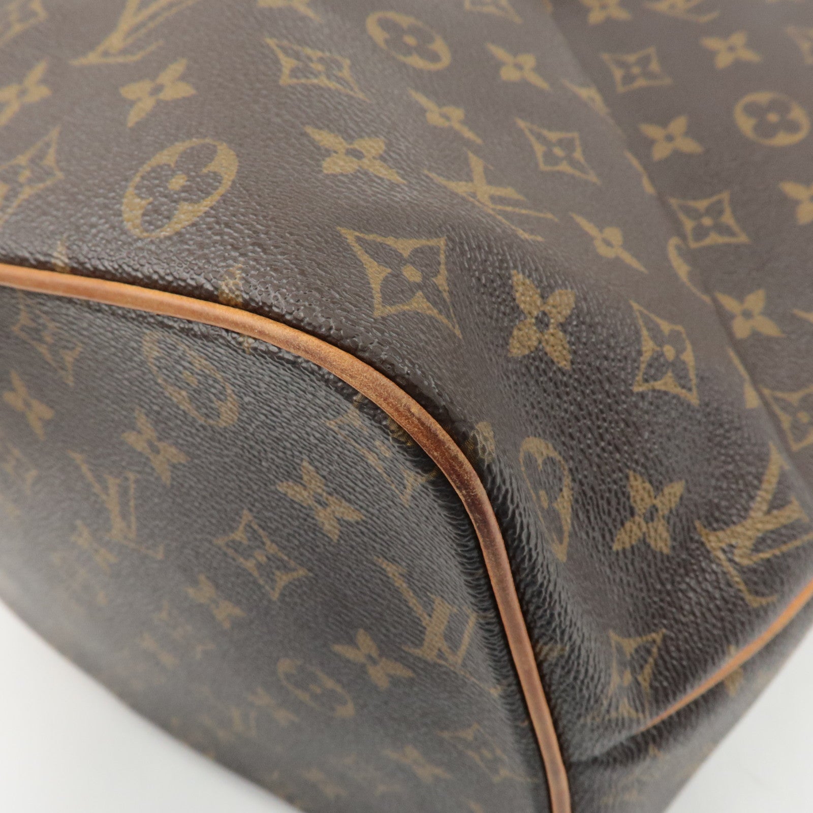 Louis Vuitton Monogram Palermo GM 2Way Hand Bag Brown M40146 Used