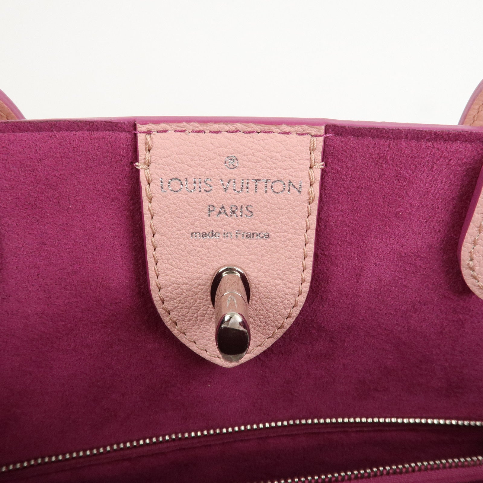 Louis Vuitton Leather Rock Me Cover Tote Bag Rose M54578