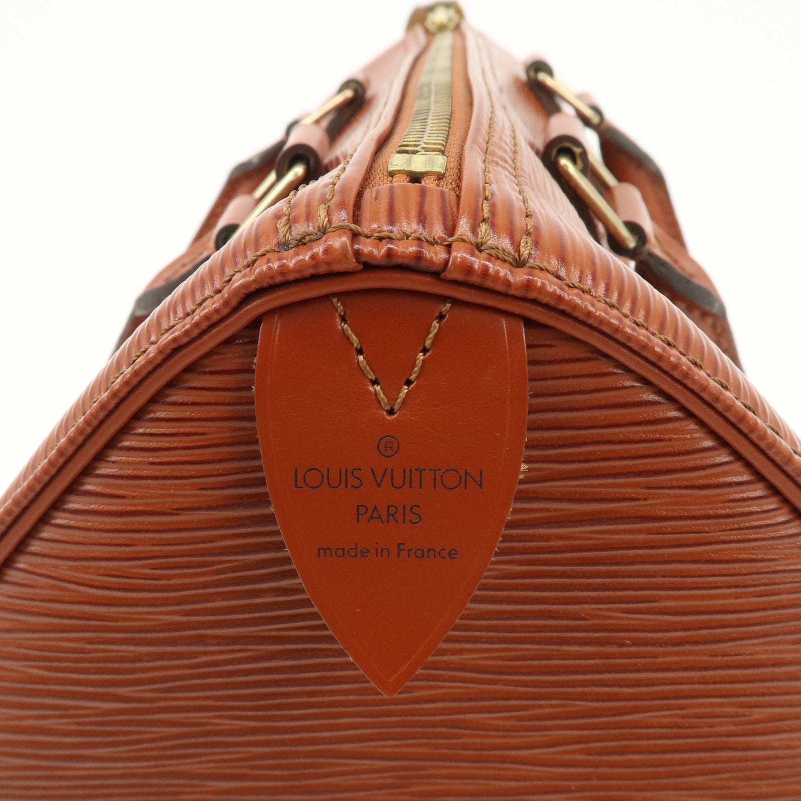 Louis Vuitton Epi Speedy 25 Hand Boston Bag Kenya Brown M43013 Used