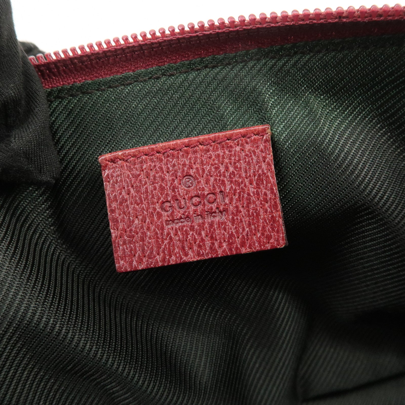 GUCCI Boat Bag GG Monogram Canvas Leather Hand Bag Pink 07198