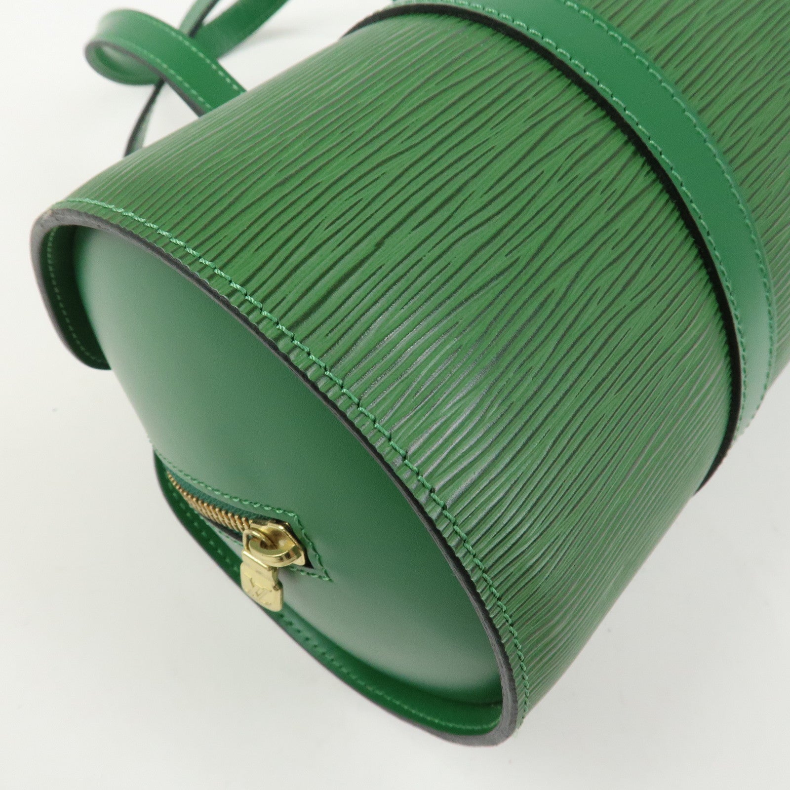 Louis Vuitton Epi Soufflot Hand Bag Borneo Green M52224