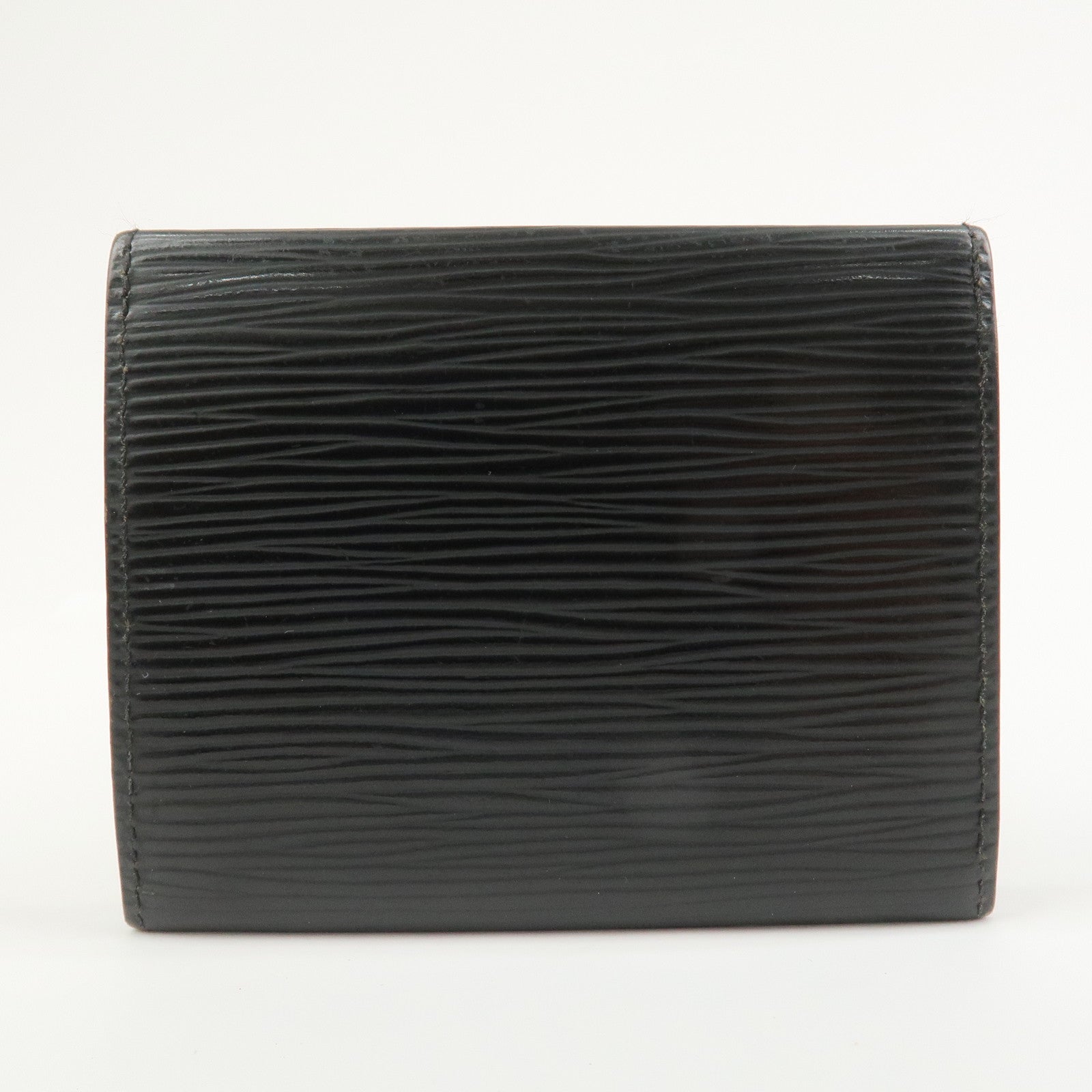 Louis Vuitton Epi Enveloppe Carte de Visite Card Case Noir M56582