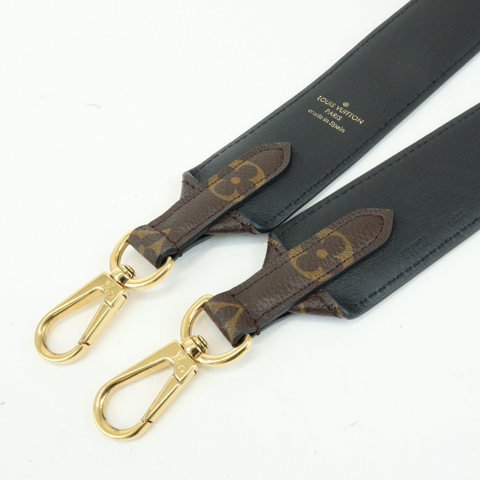 Louis Vuitton Monogram Canvas Calf Leather Shoulder Strap J02288