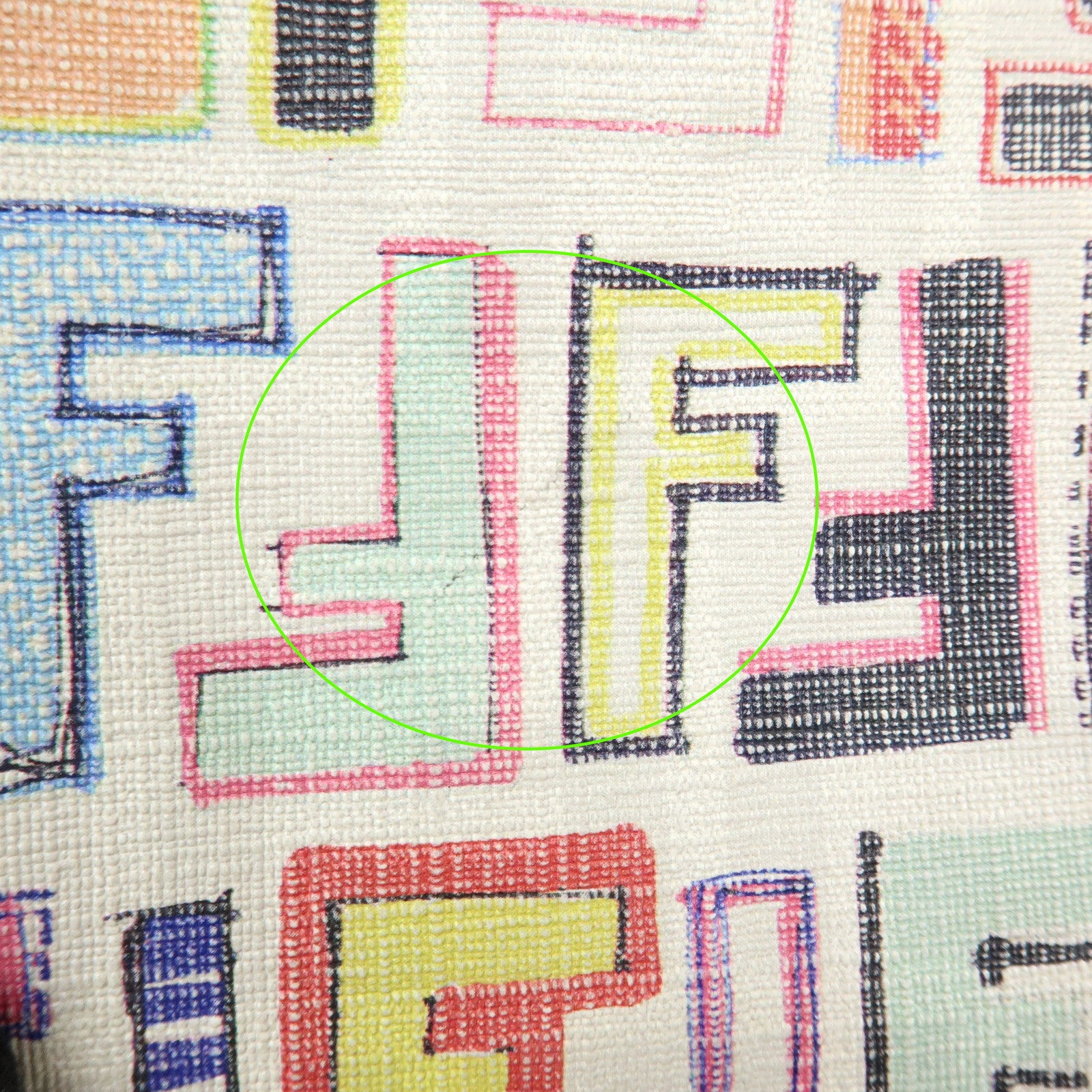 FENDI Zucca Print PVC Chain Accessory Pouch White Multicolor 8BR592