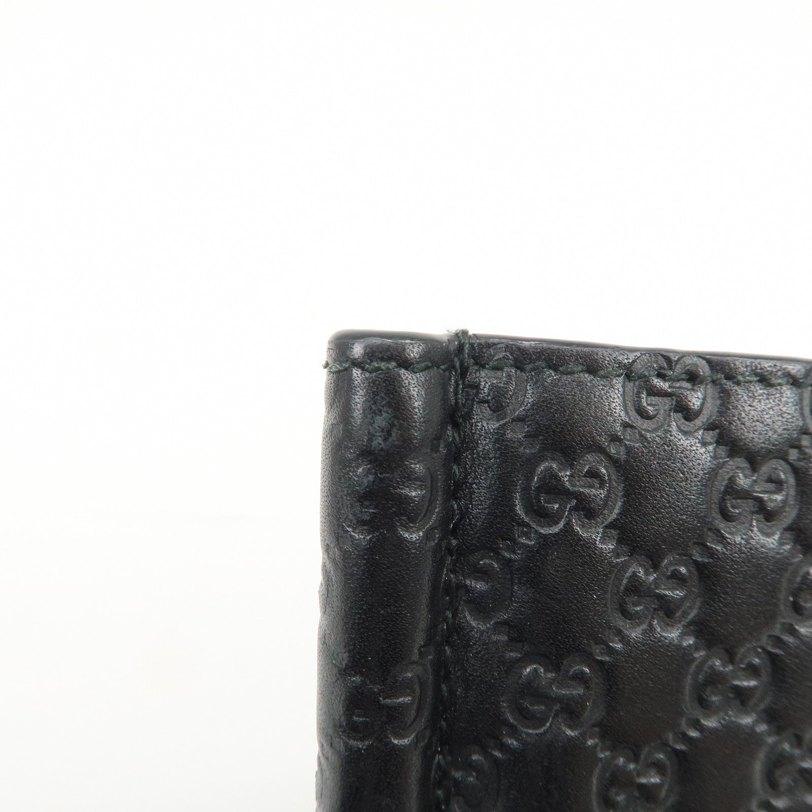 GUCCI Micro Guccissima Leather Bi-fold Wallet Card Case 544478