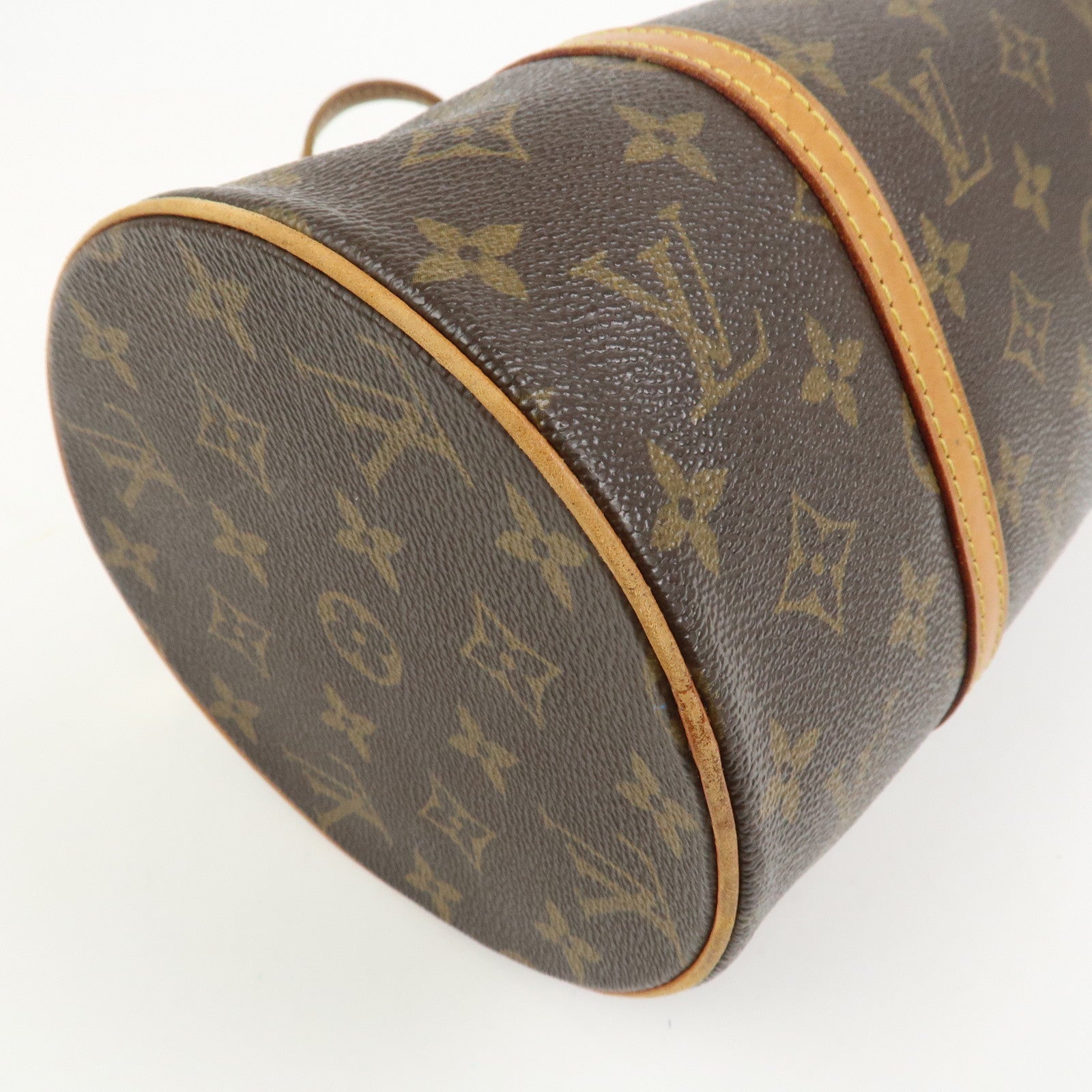 Louis Vuitton Monogram Papillon 30 Hand Bag Brown M51385