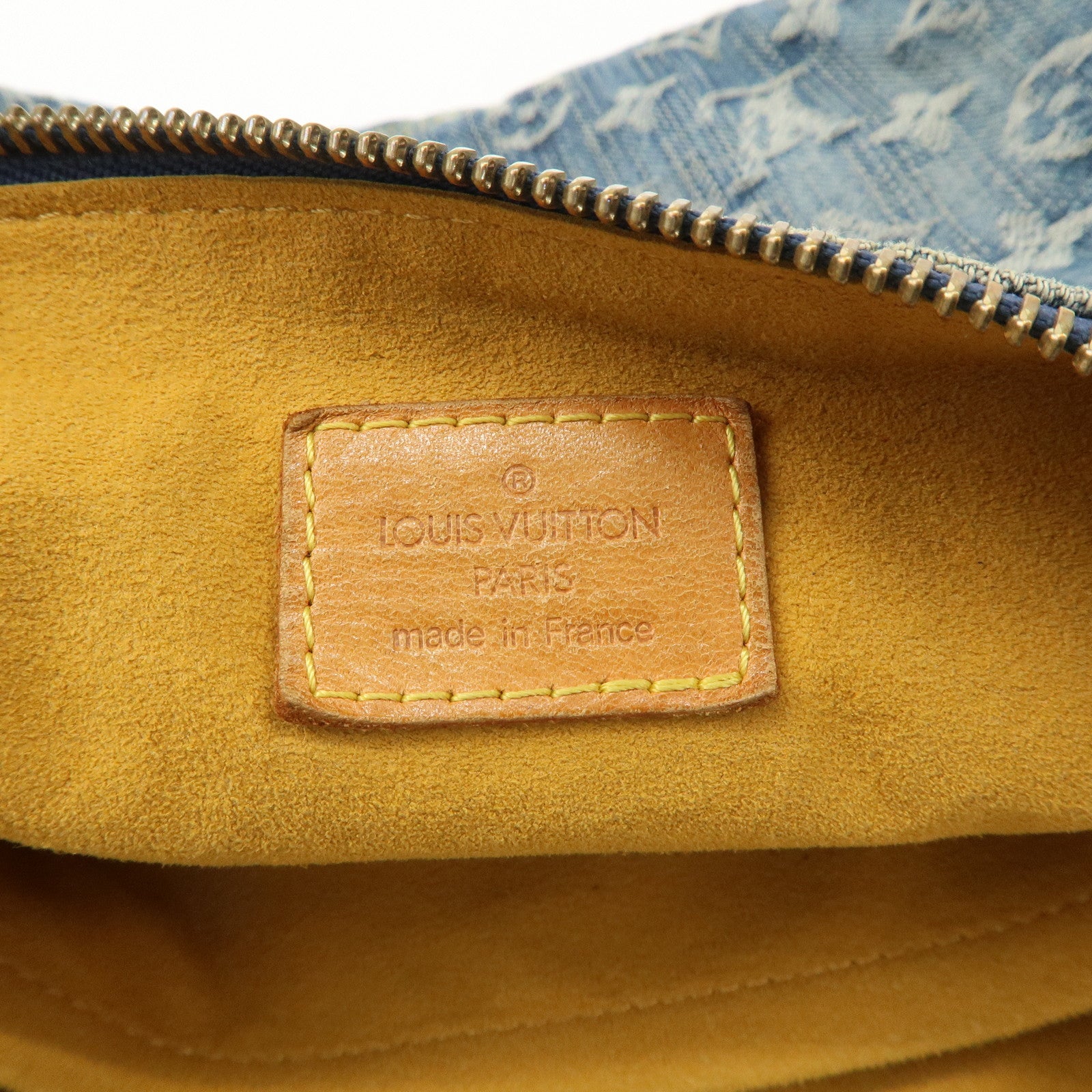 Louis Vuitton Monogram Denim Baggy PM 2Way Bag Shoulder Bag M95049 Used