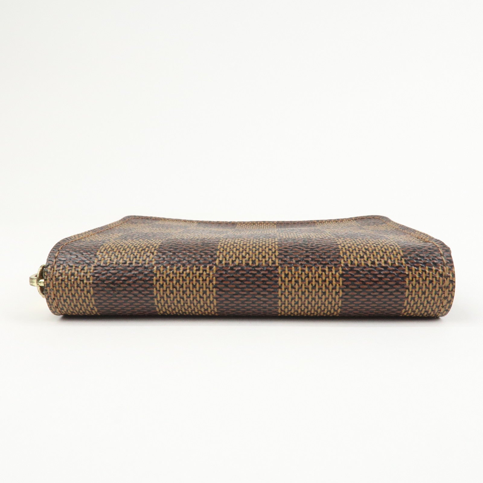 Louis Vuitton Damier Zippy Coin Case Wallet Brown N63070