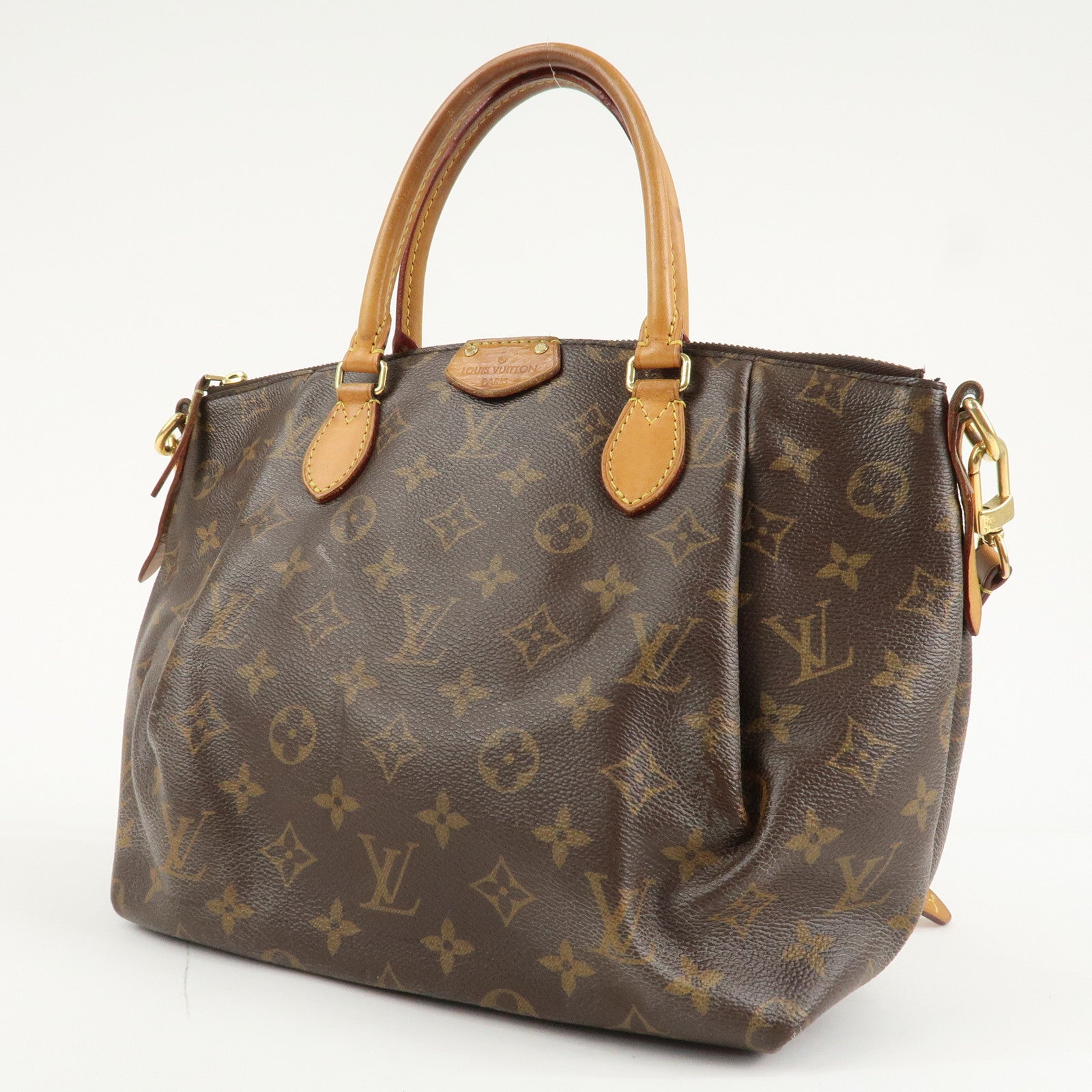 Louis Vuitton Monogram Turenne PM 2Way Hand Bag Brown M48813 Used