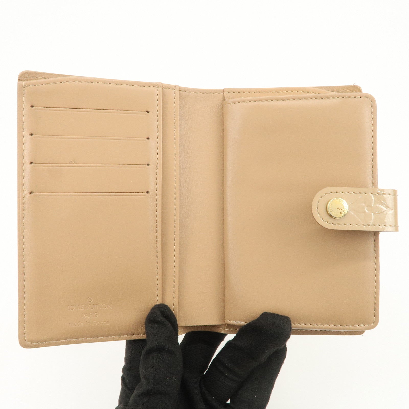 Louis Vuitton Monogram Vernis Porte Monnaie Noisette M91361