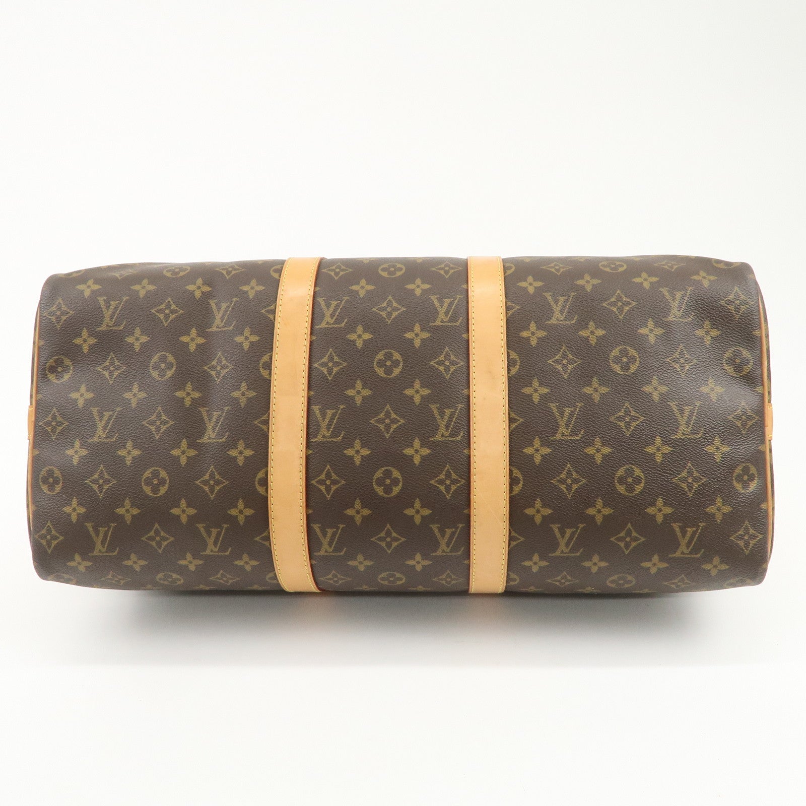 Louis Vuitton Monogram Keep All Bandouliere 50 Boston Bag M41416