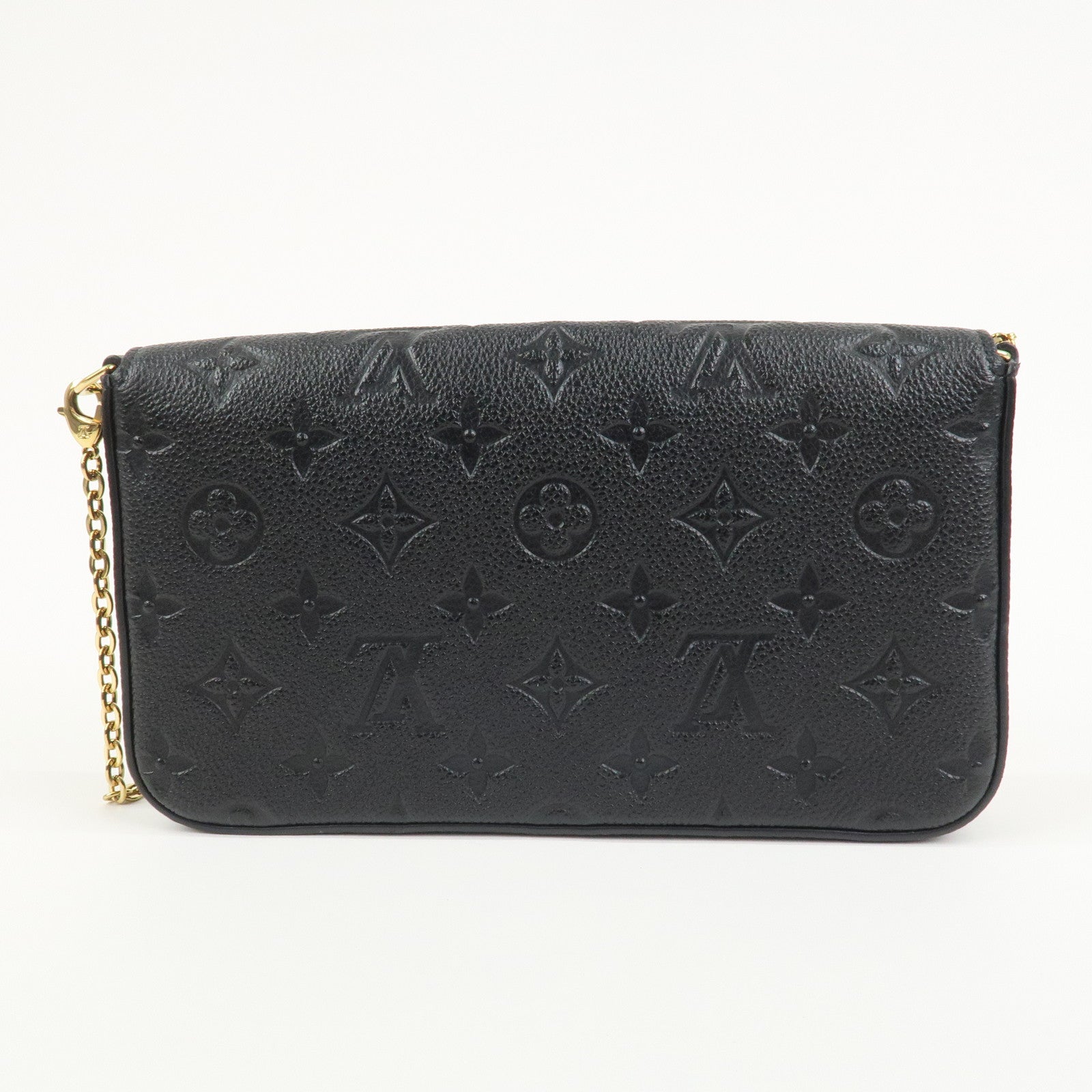 Louis Vuitton Monogram Empreinte Pochette Fテゥlicie Noir Black M82477