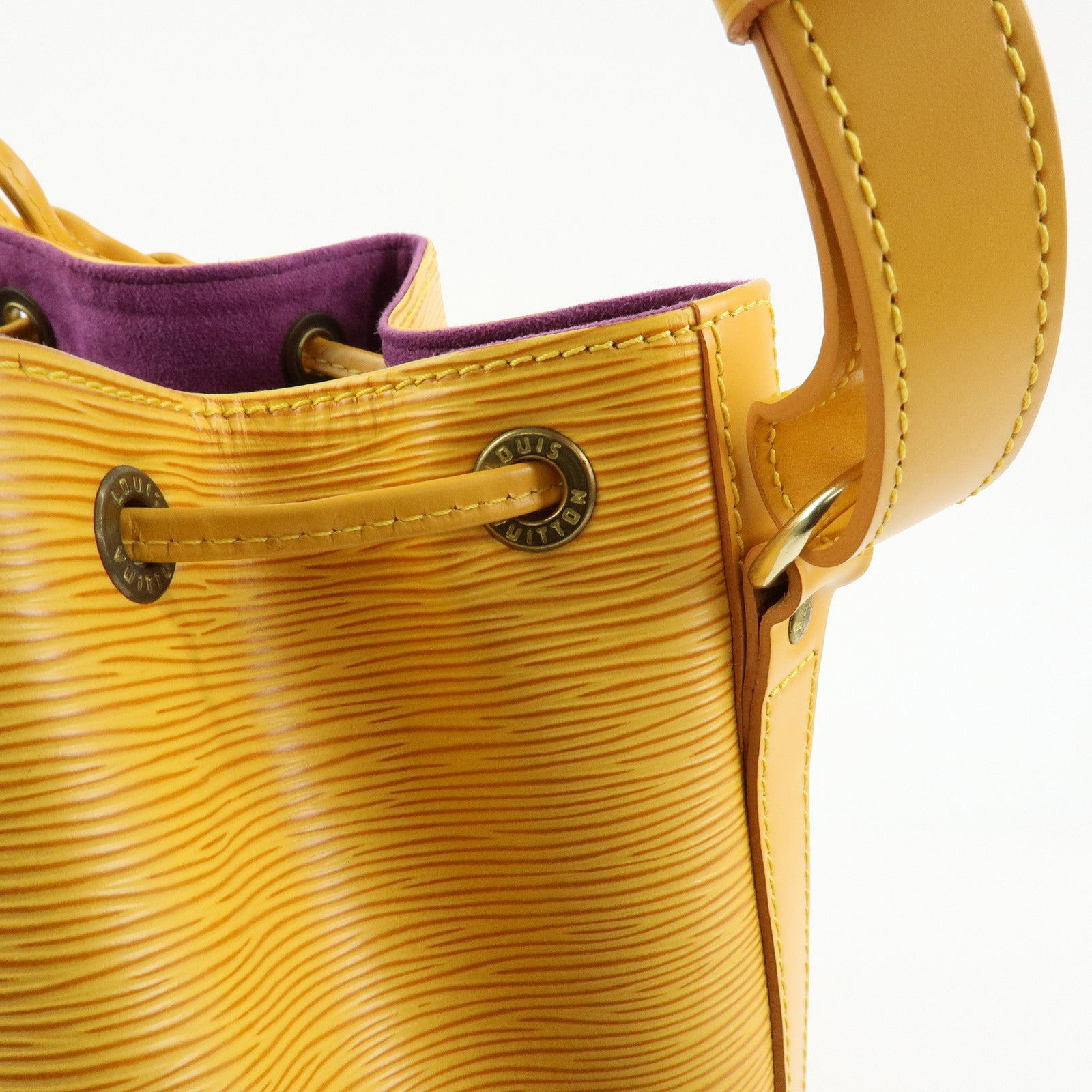 Louis Vuitton Epi Noe Leather Shoulder Bag Tassili Yellow M44009