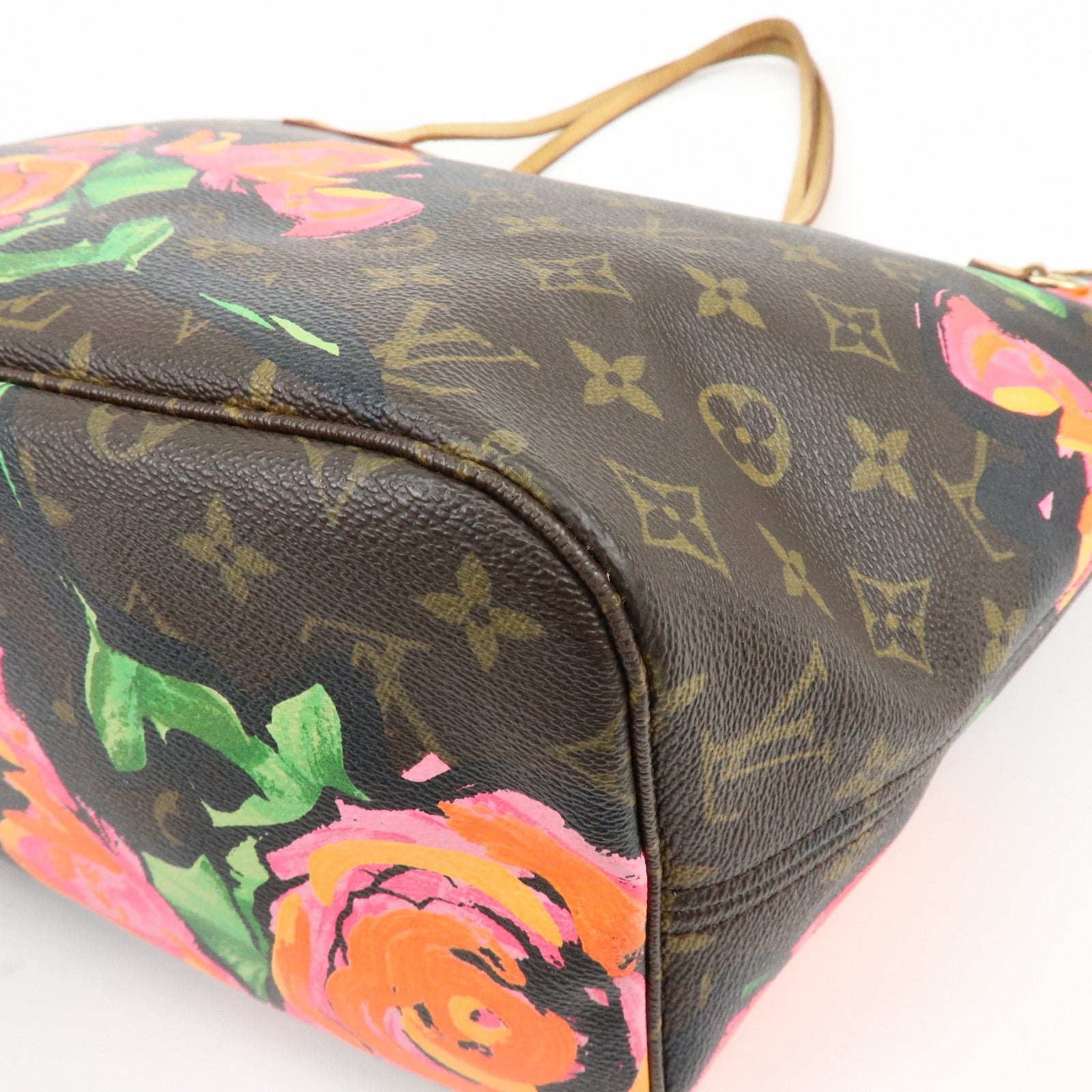 Louis Vuitton Monogram Rose Neverfull MM Tote Shoulder Bag M48613