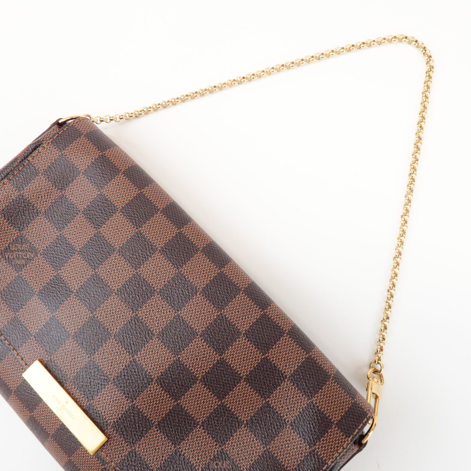 Louis Vuitton Damier Favorite MM Canvas 2Way Shoulder Bag N41129