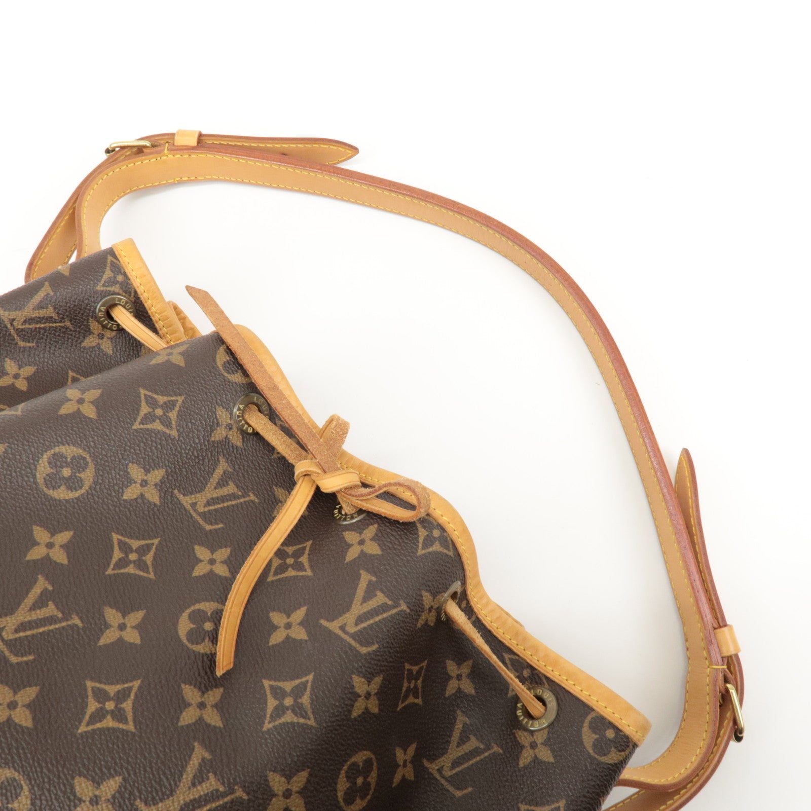 Louis Vuitton Monogram Noe Shoulder Bag Hand Bag Brown M42224 Used