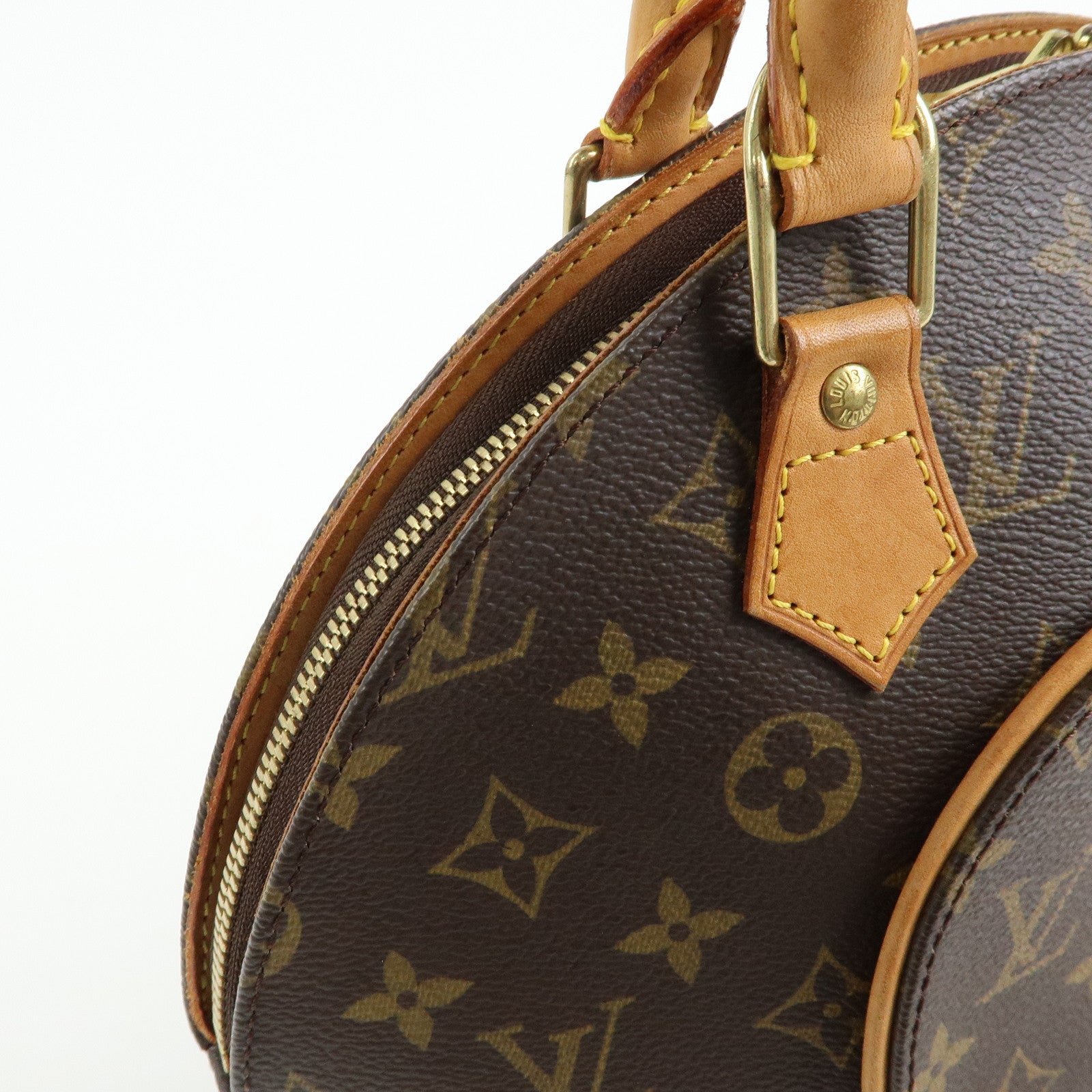 Louis Vuitton Monogram Ellipse PM Hand Bag Brown M51127