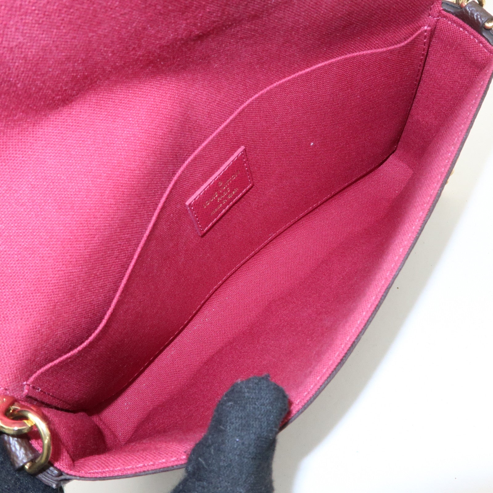 Louis Vuitton Monogram Pochette Felicie Shoulder Bag Brown M61276 Used