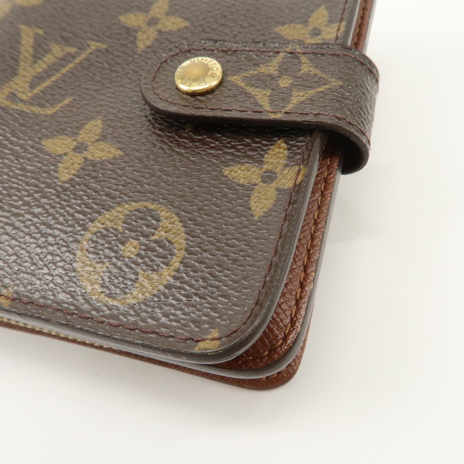Louis Vuitton Louis Monogram Compact Small Zippy Wallet M61667 Used