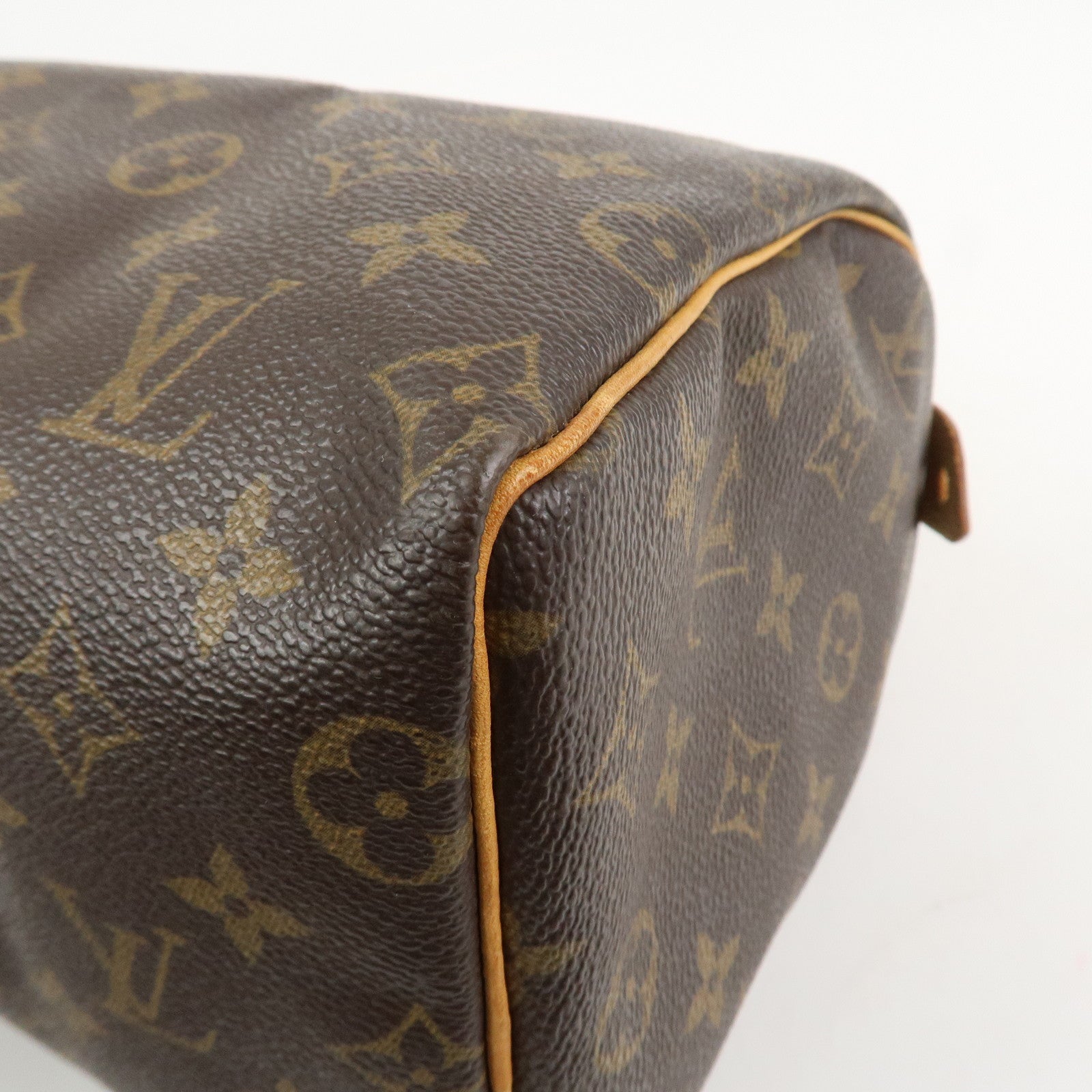 Louis Vuitton Monogram Speedy 25 Boston Bag Hand Bag Brown M41528