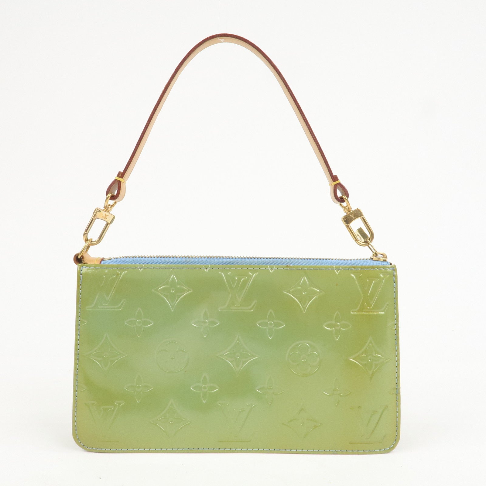 Louis Vuitton Monogram Vernis Lexington Hand Bag Baby Blue M91011