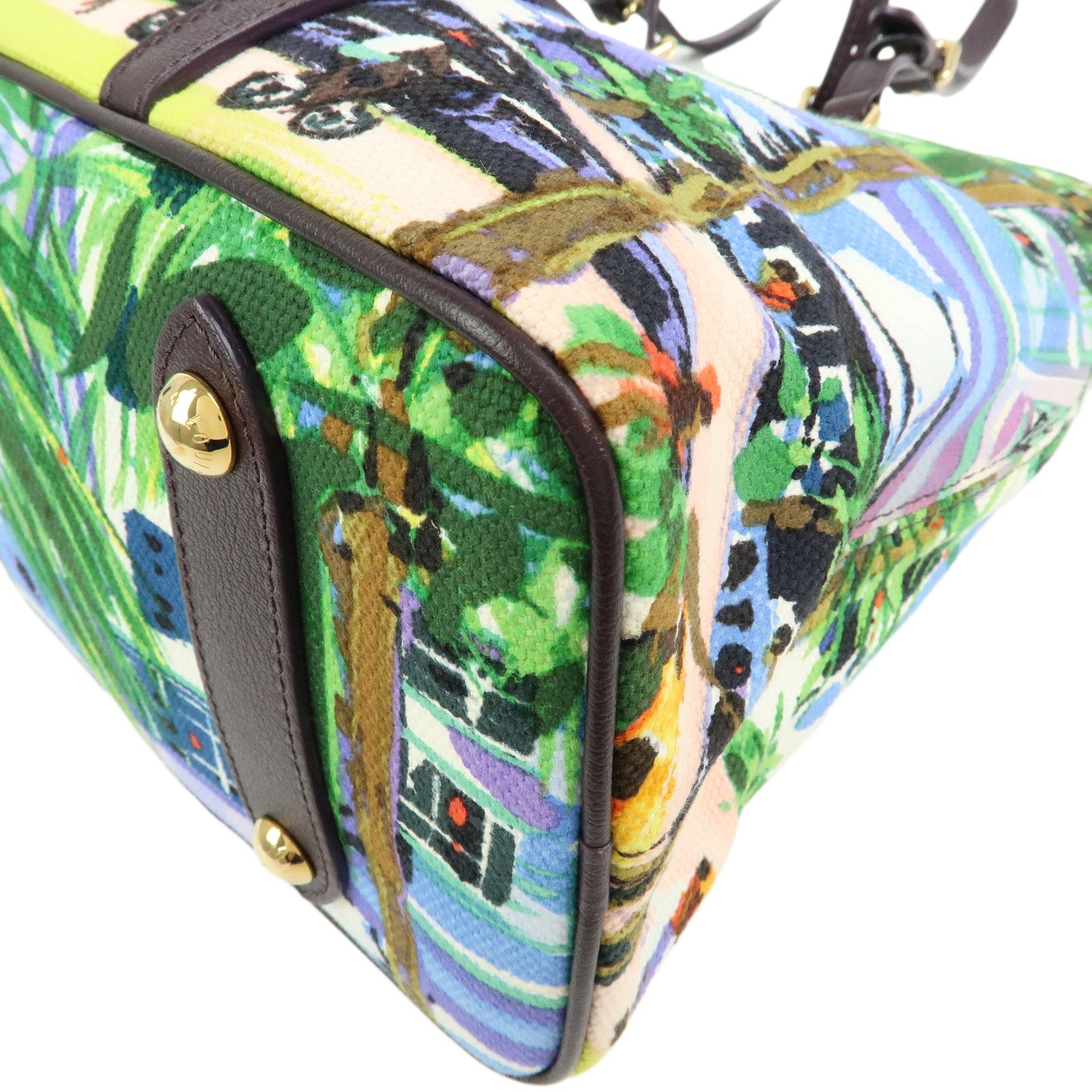 Louis Vuitton Ailleurs Cabas PM Canvas Leather Shoulder Bag M93771